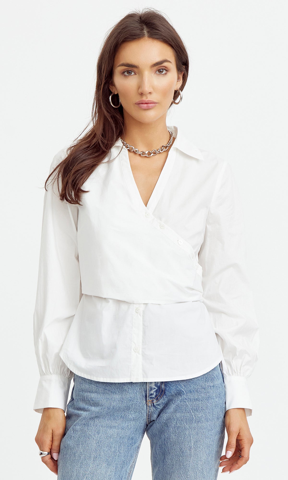 FAITH SURPLICE TOP