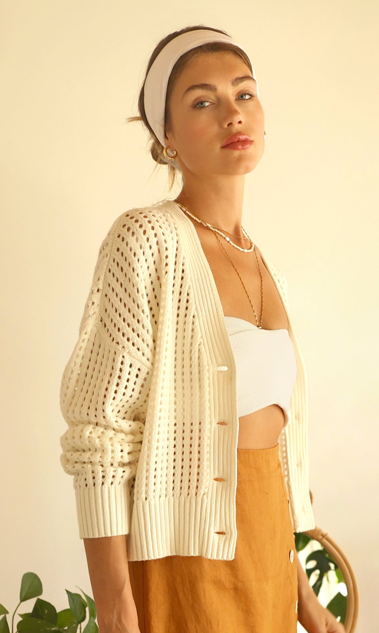 PENNY OPEN KNIT CARDIGAN