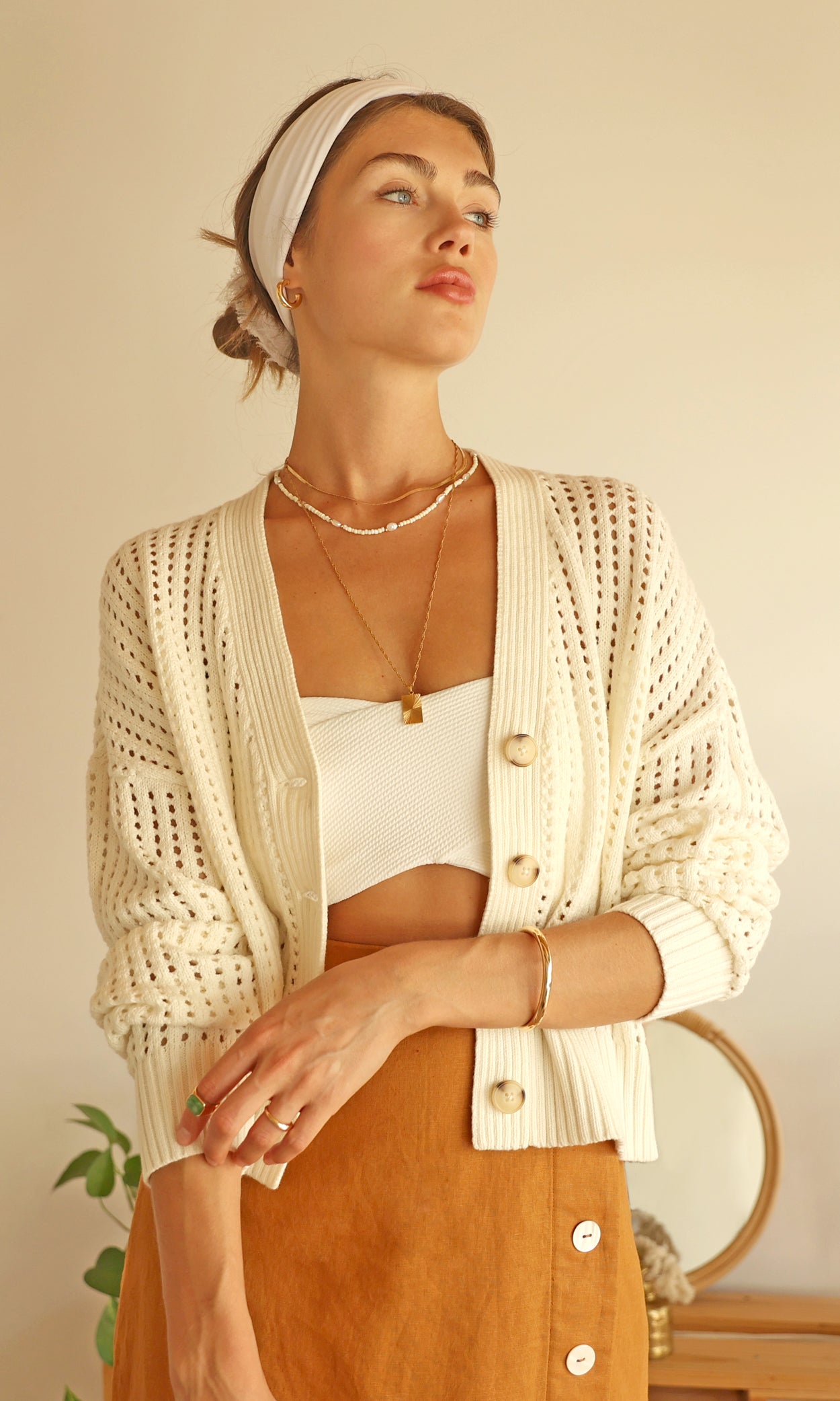 PENNY OPEN KNIT CARDIGAN