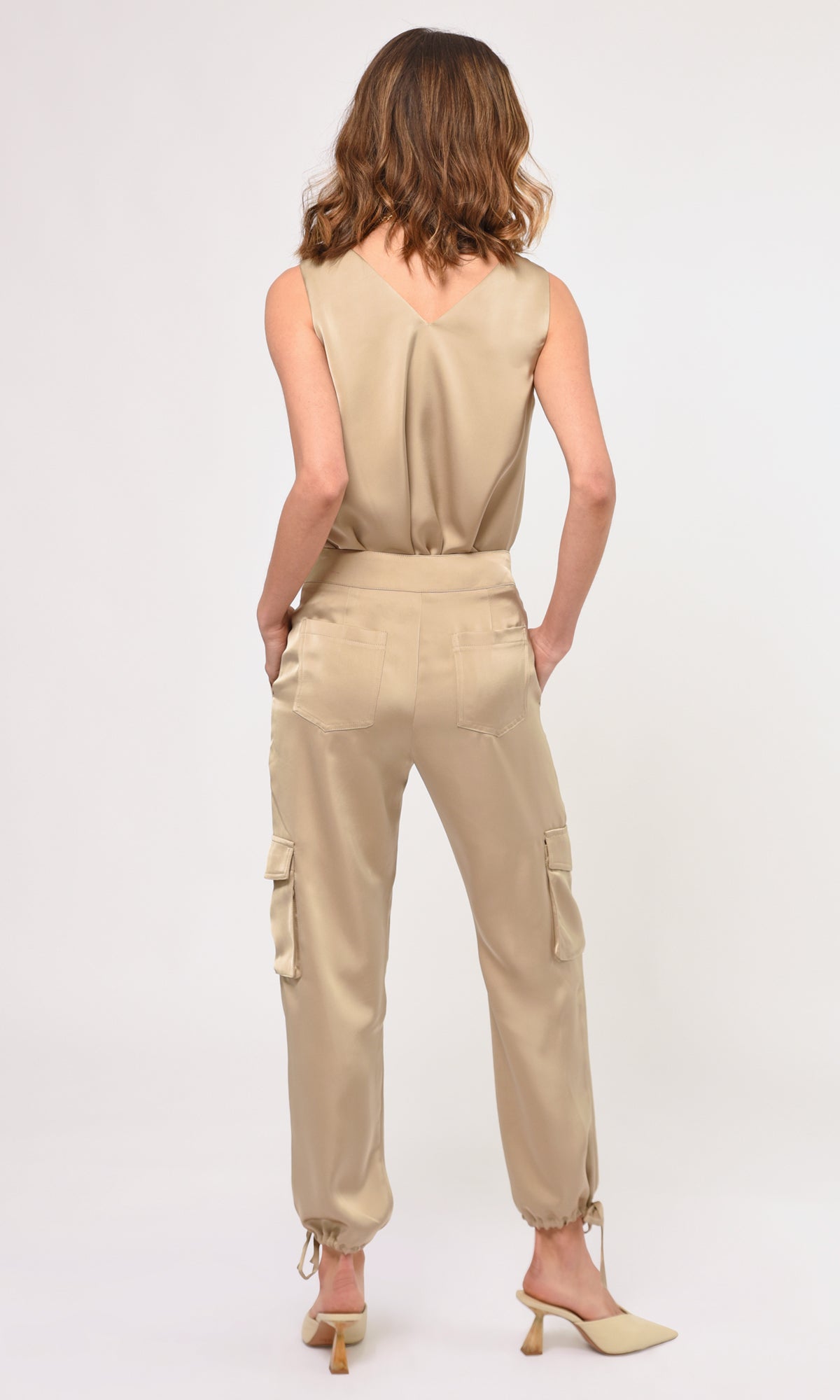 SAMMY SATIN CARGO PANT