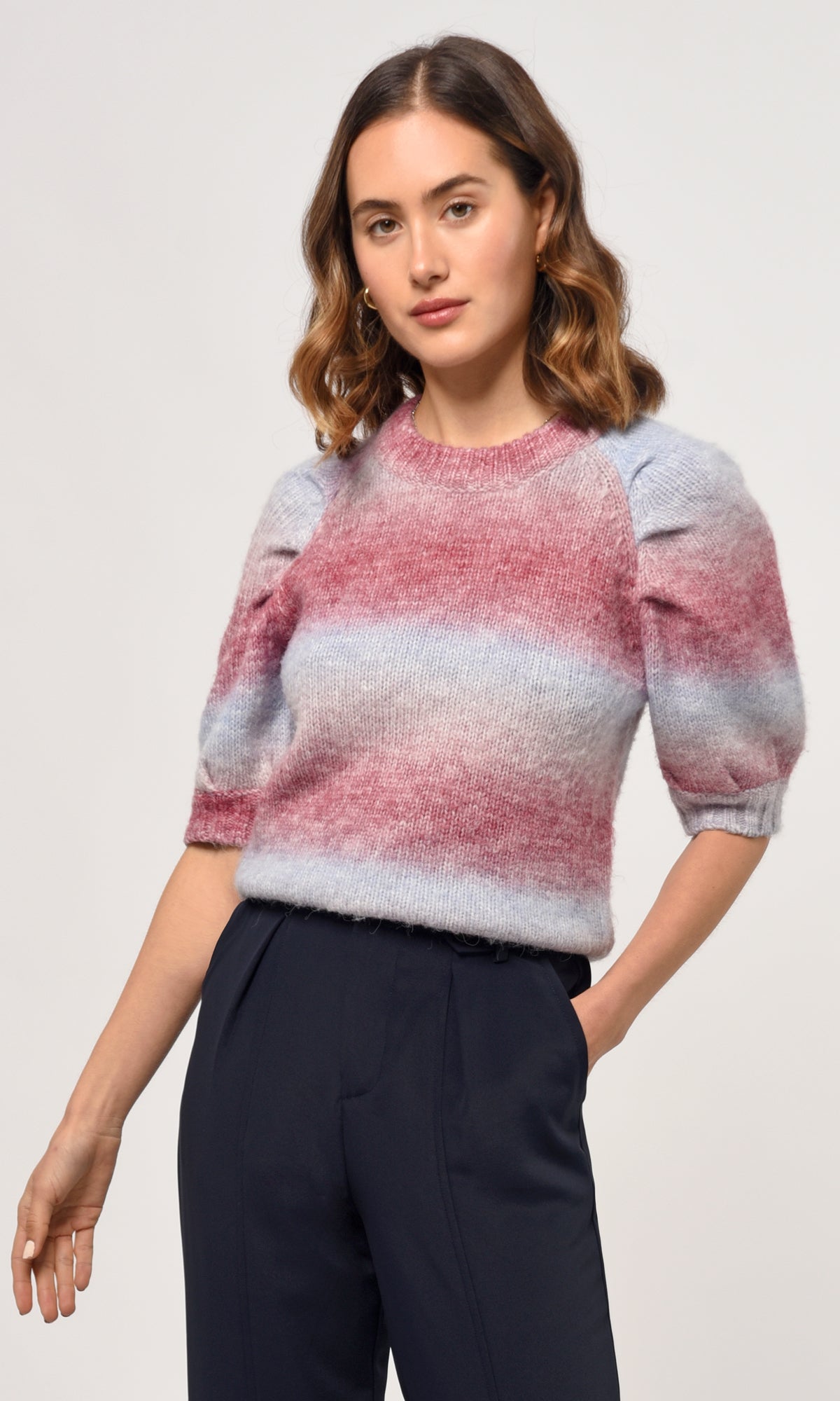 CHRISTI OMBRE KNIT SWEATER