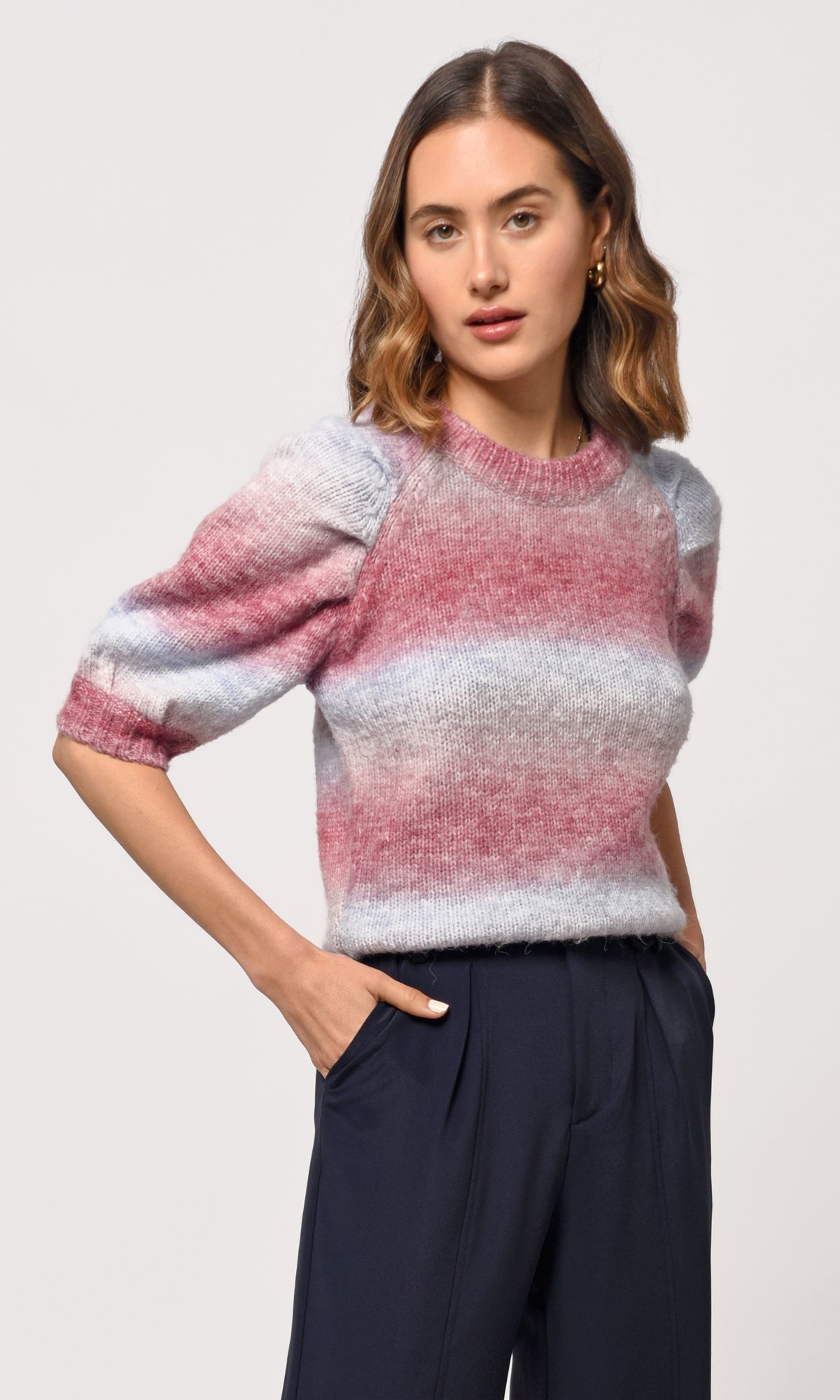 CHRISTI OMBRE KNIT SWEATER