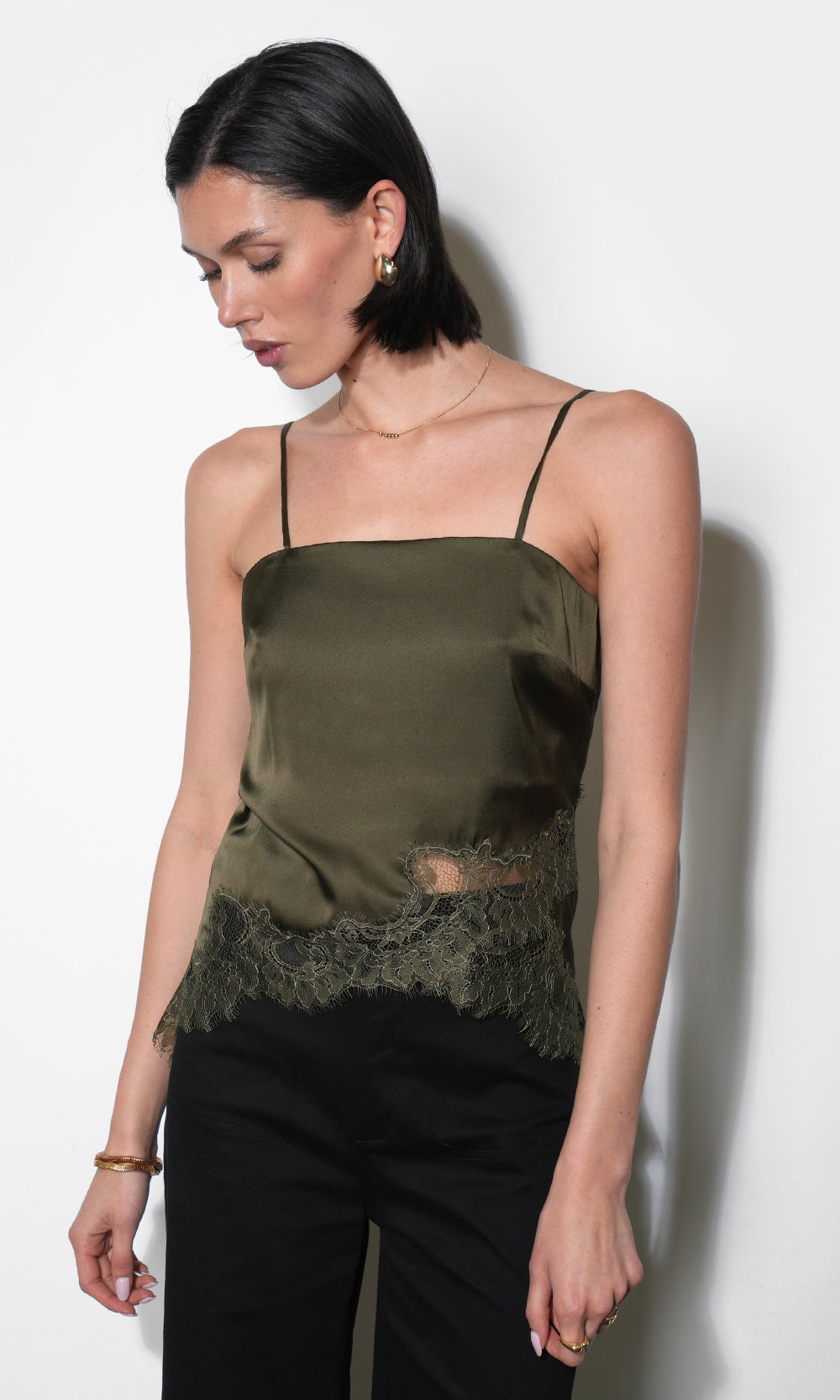 STELLA LACE HEM CAMI