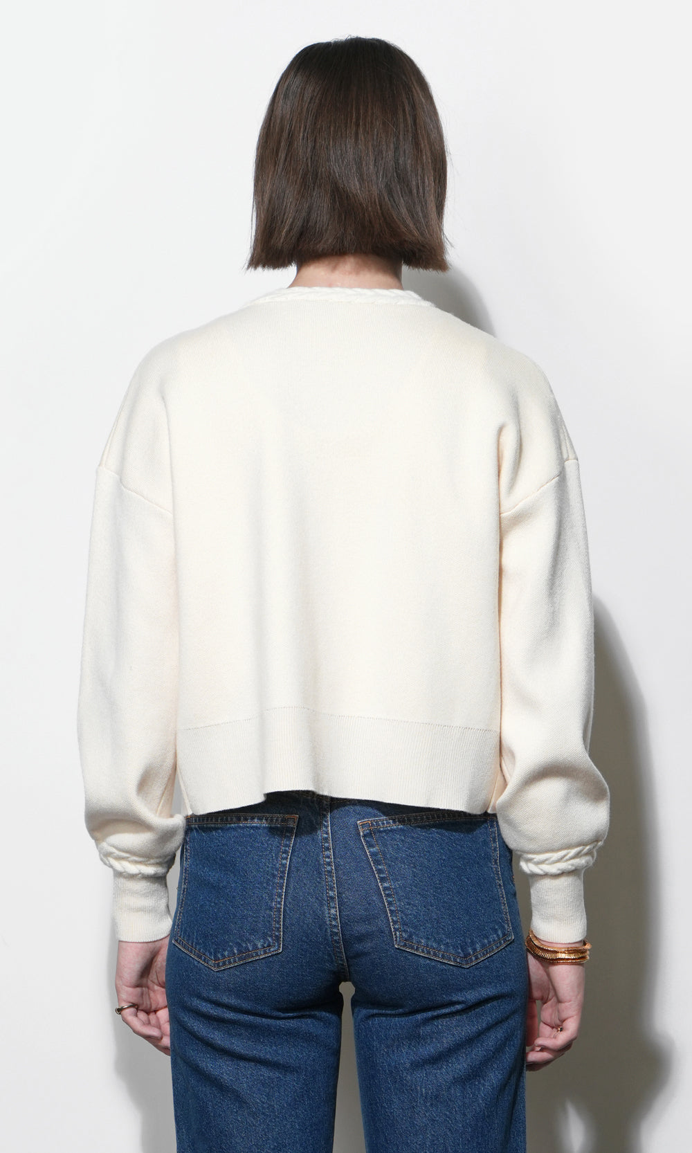 TEAGAN BRAID DETAIL CARDIGAN