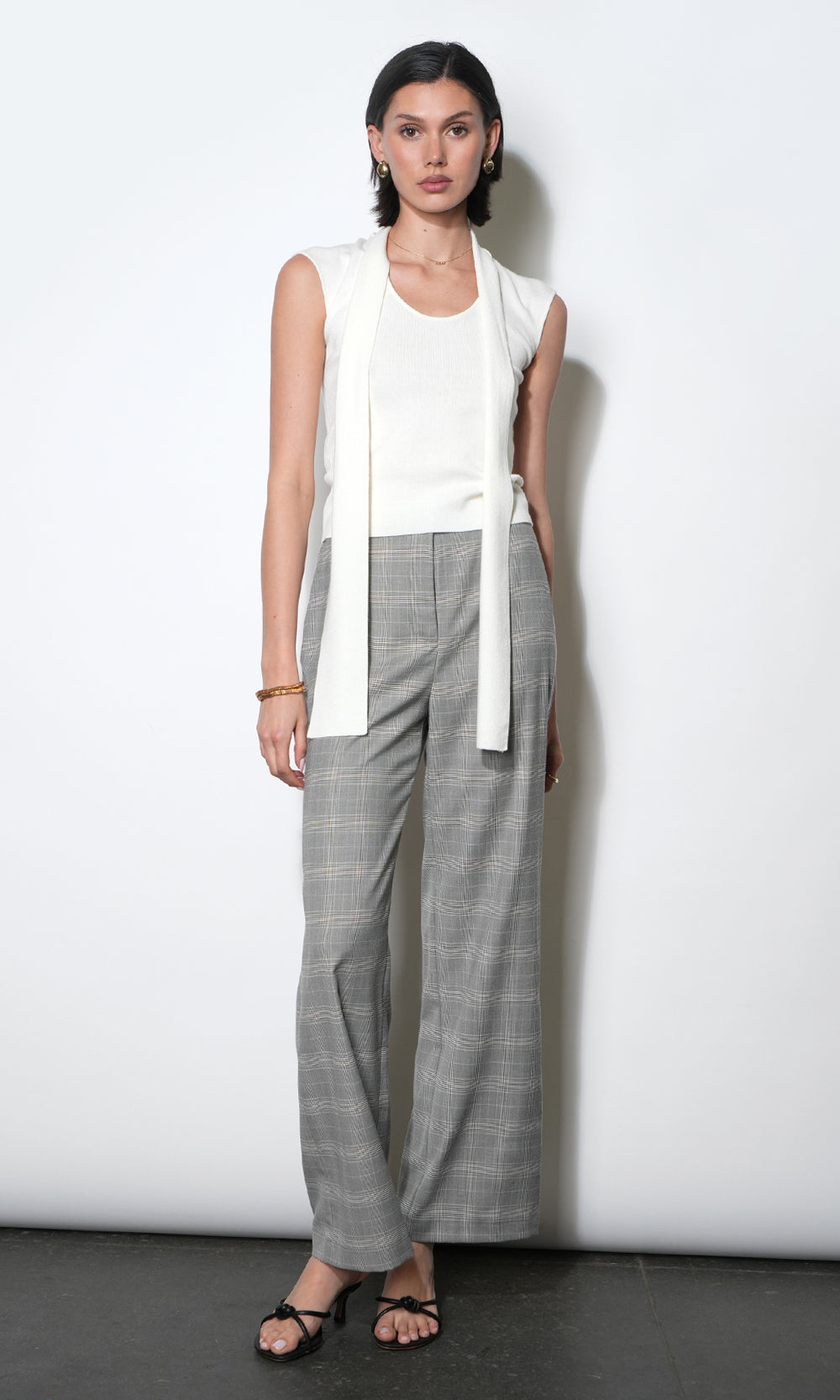 HANNAH SCARF KNIT TOP