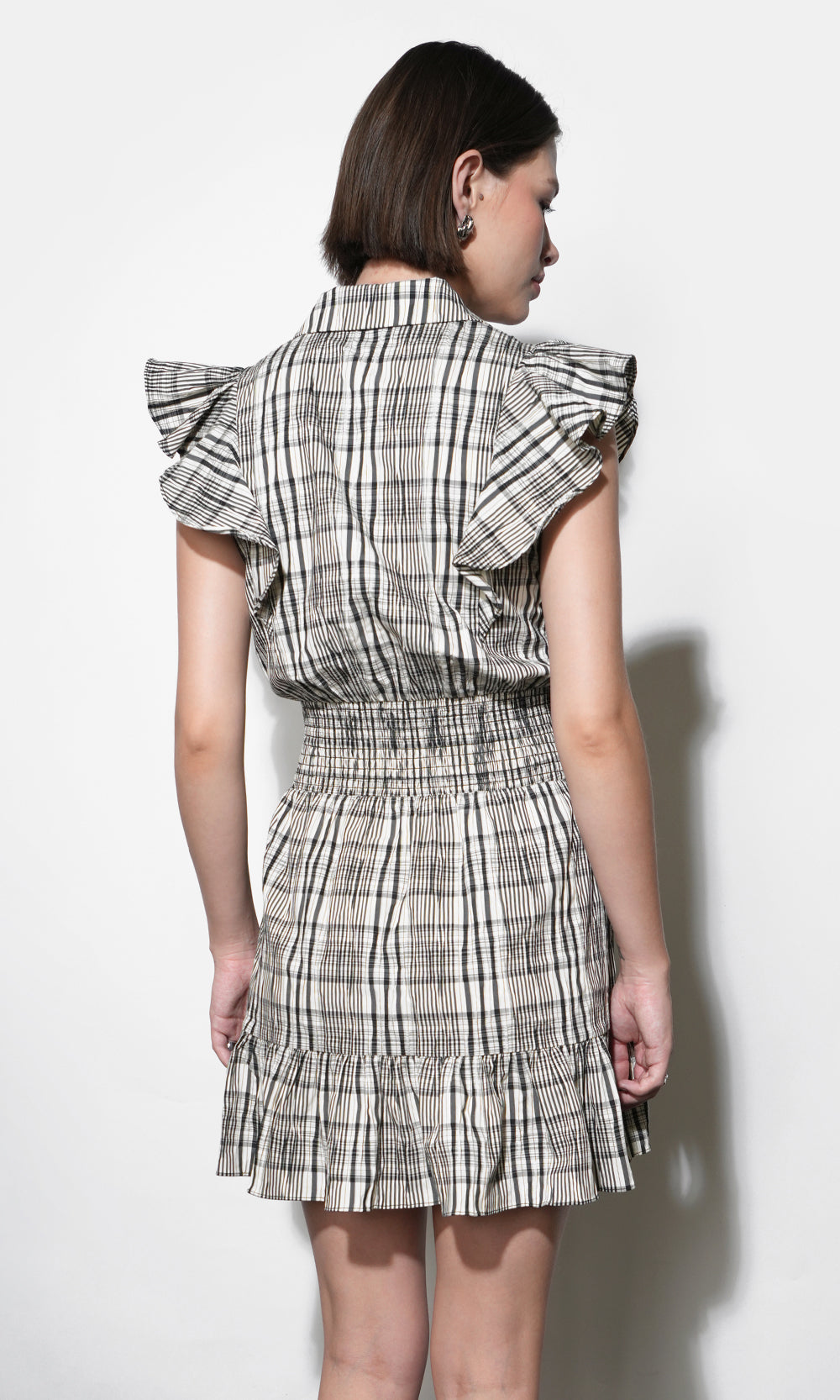 MABEL PLAID MINI DRESS