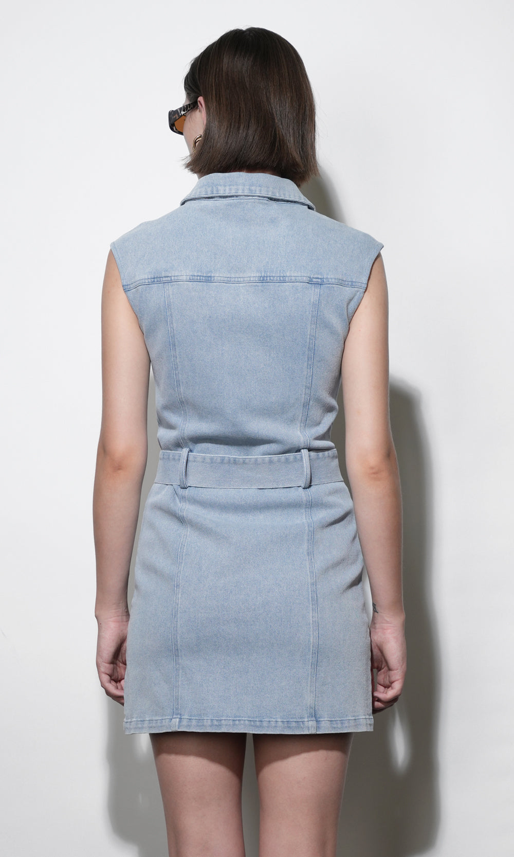 MADISON DENIM MINI DRESS