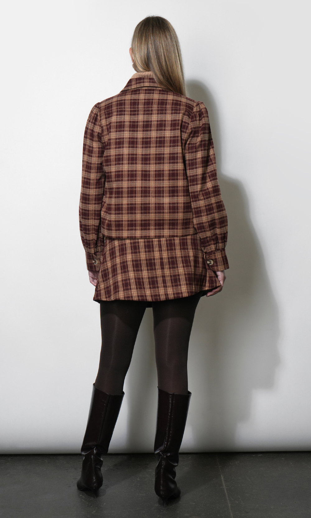 DREW PLAID SHIRT JACKET
