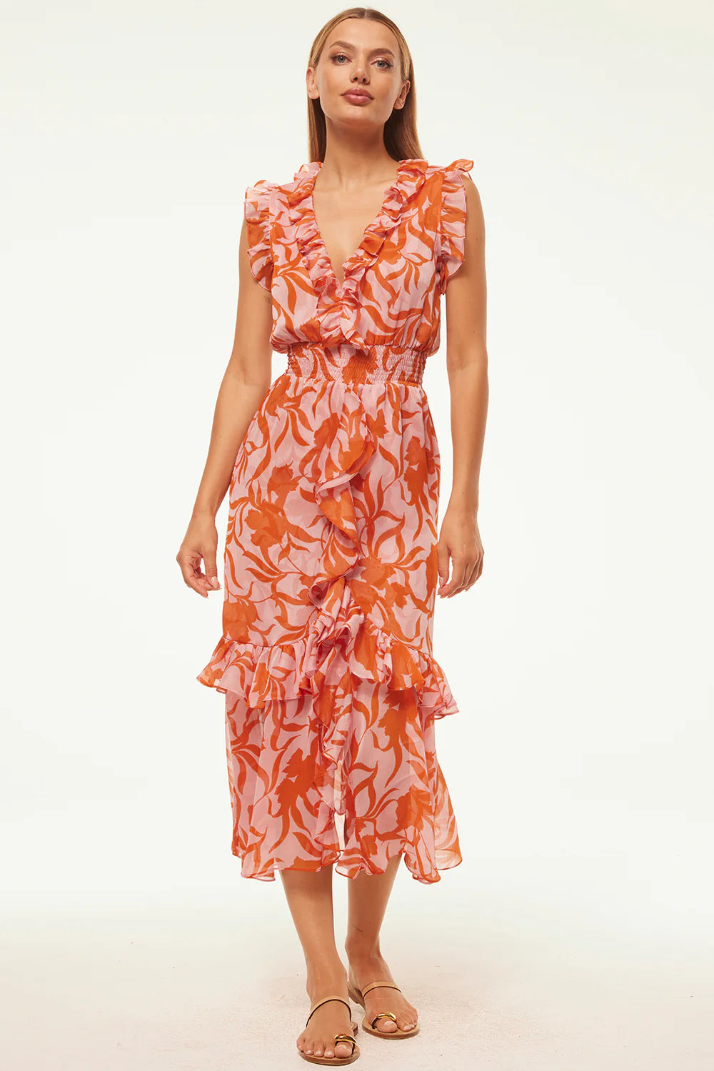 KIDADA DRESS - ATLAS FLORAL DESERT ROSE