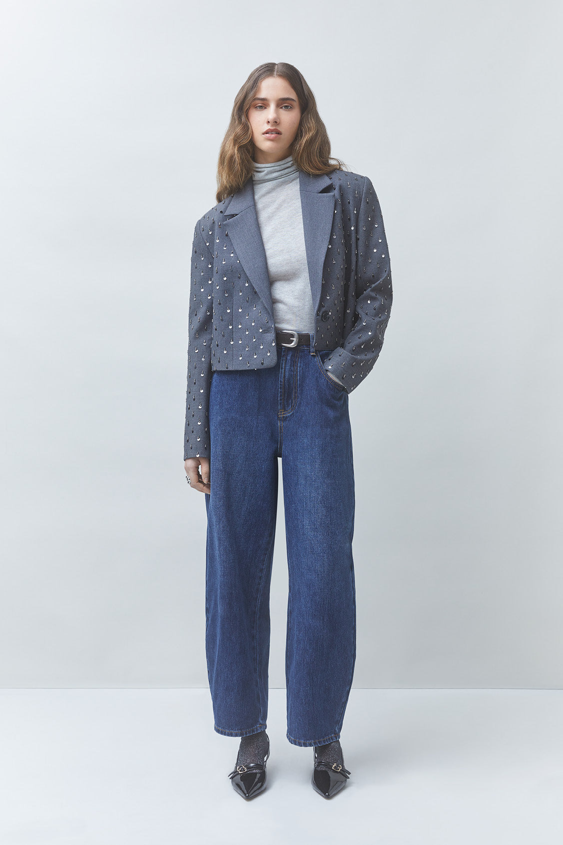 DIAMOND BLAZER - GRIS