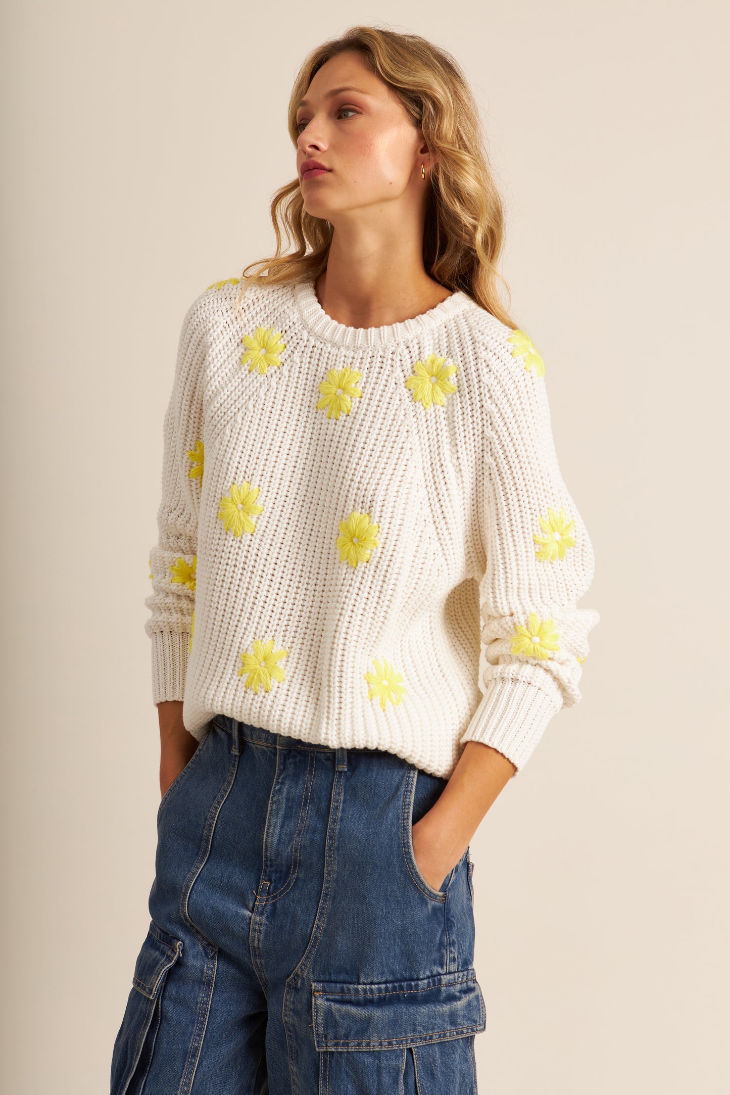 HENDRIX SWEATER - GERBER DAISY