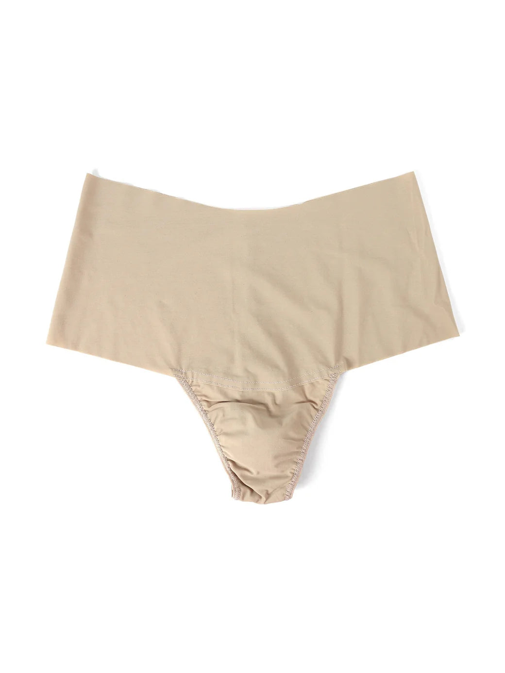 BREATHESOFT HIGH RISE THONG - TAUPE