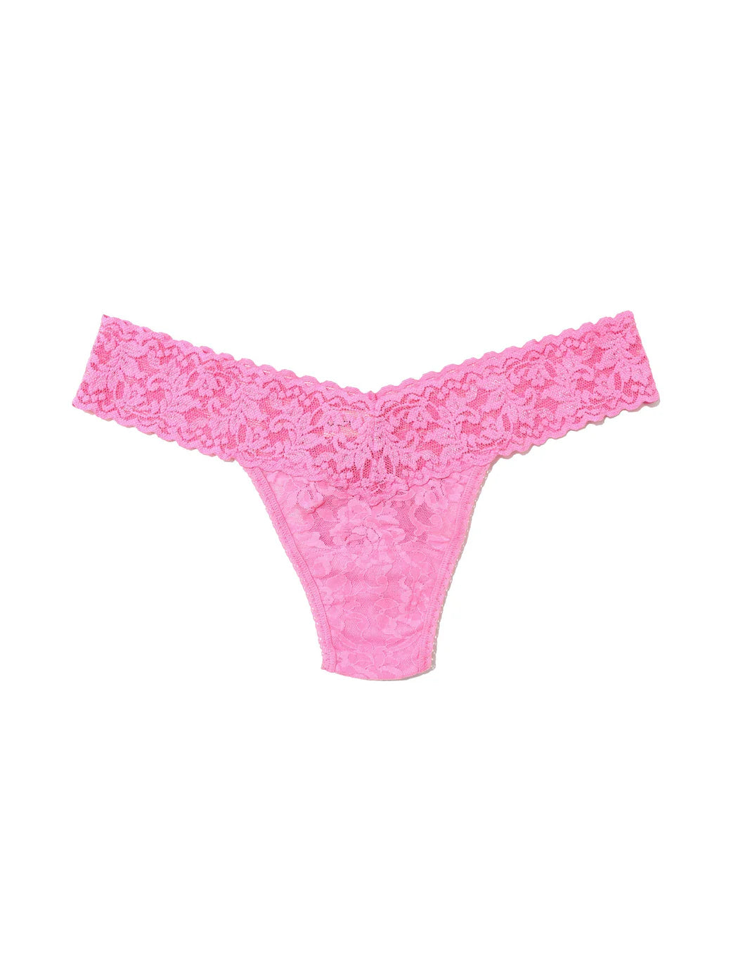 SIGNATURE LOW RISE LACE THONG (VARIOUS COLOURS)