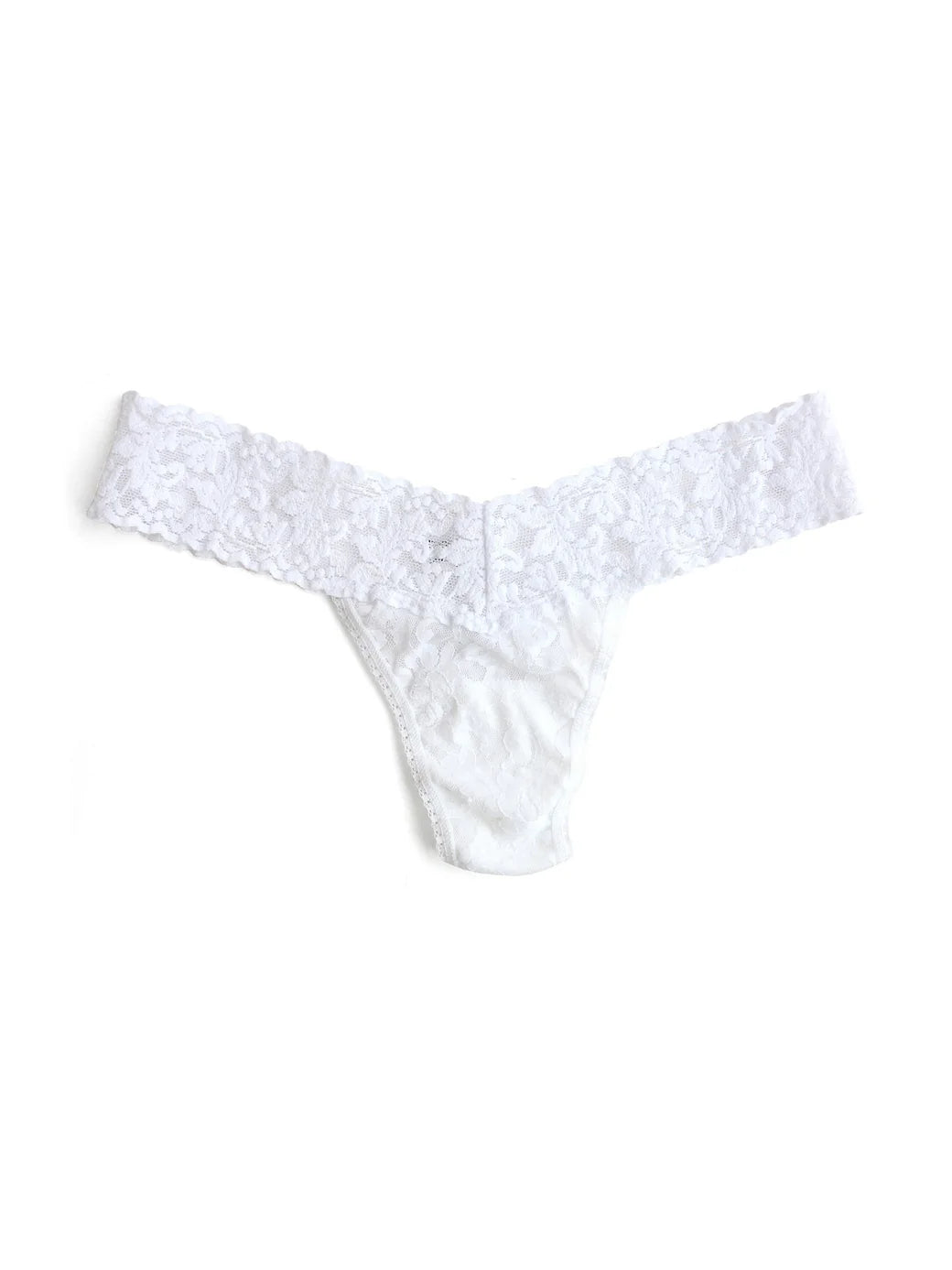 SIGNATURE LOW RISE LACE THONG (VARIOUS COLOURS)