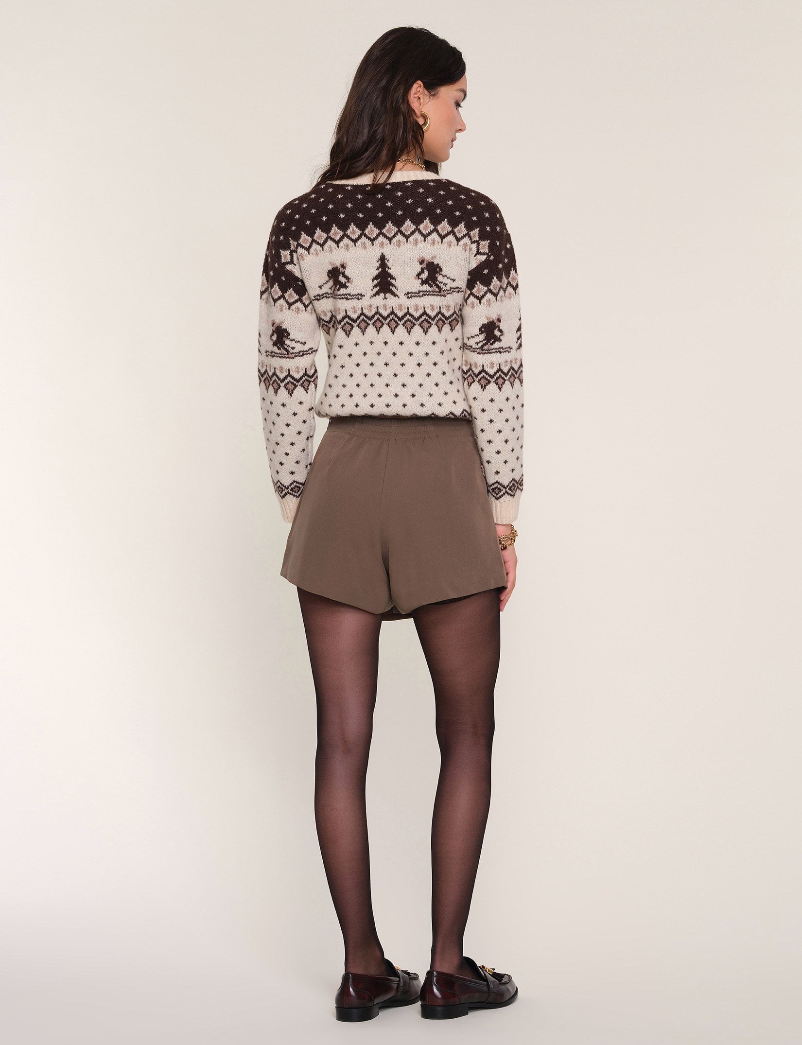 ISSA SKORT - MINK