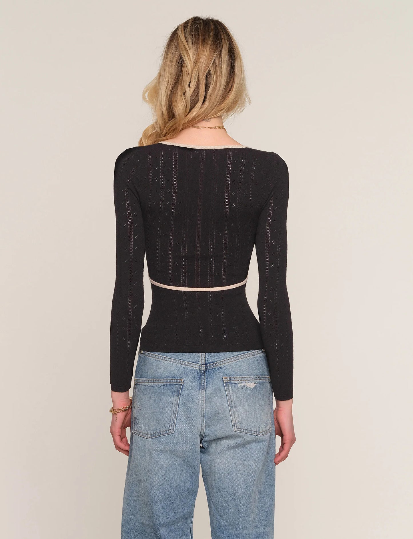 APEROL TOP - BLACK
