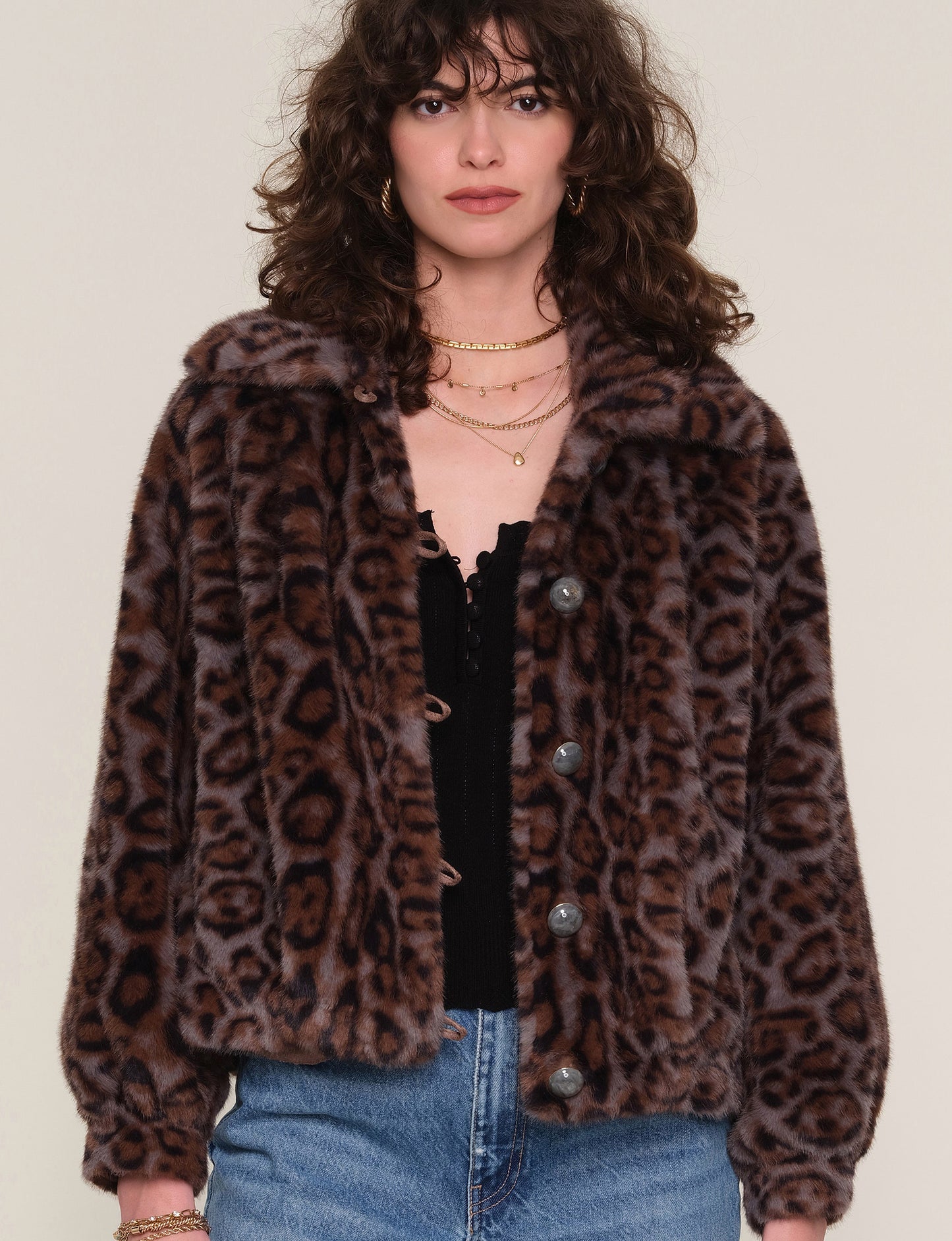 EMET JACKET - LEOPARD