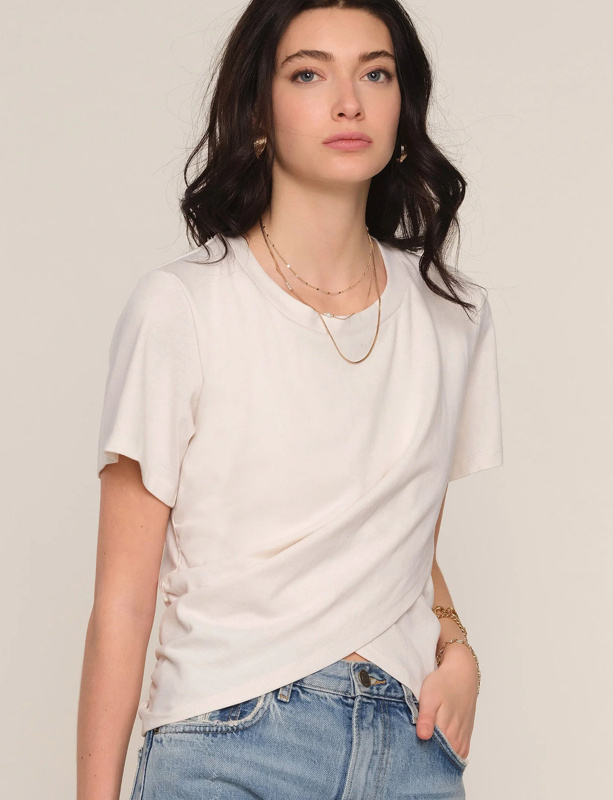 MALENA TOP - BONE