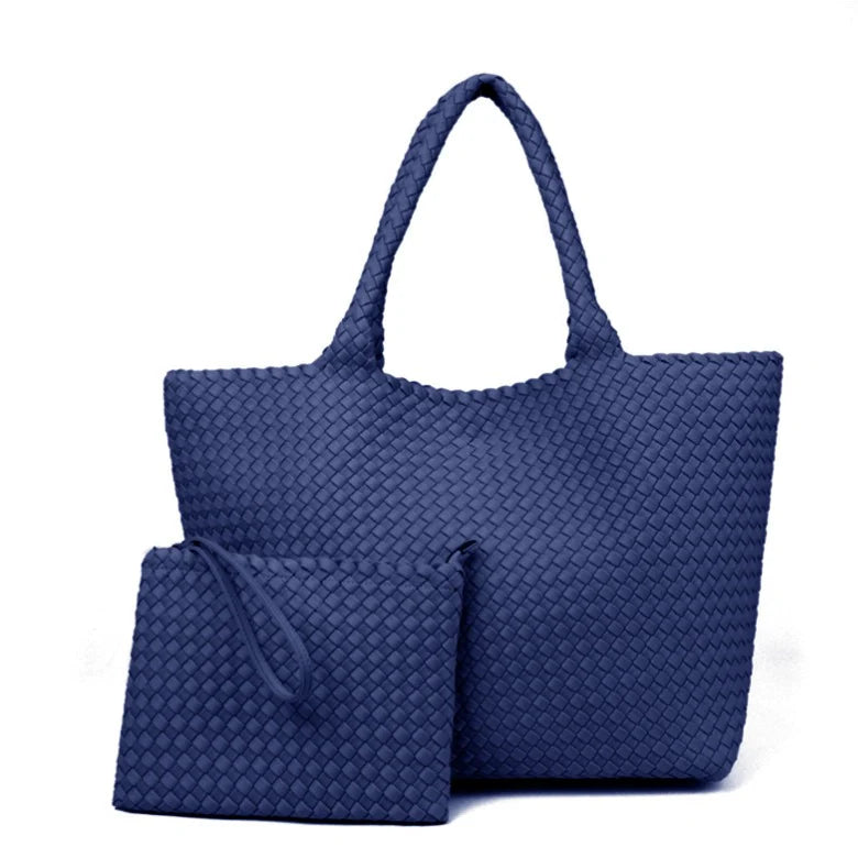 WOVEN NEOPRENE TOTE BAG (VARIOUS COLOURS)