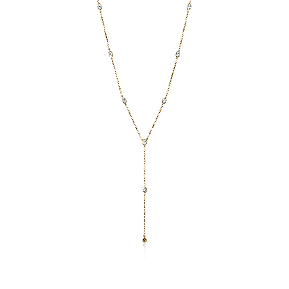 MARQUIS LARIAT NECKLACE