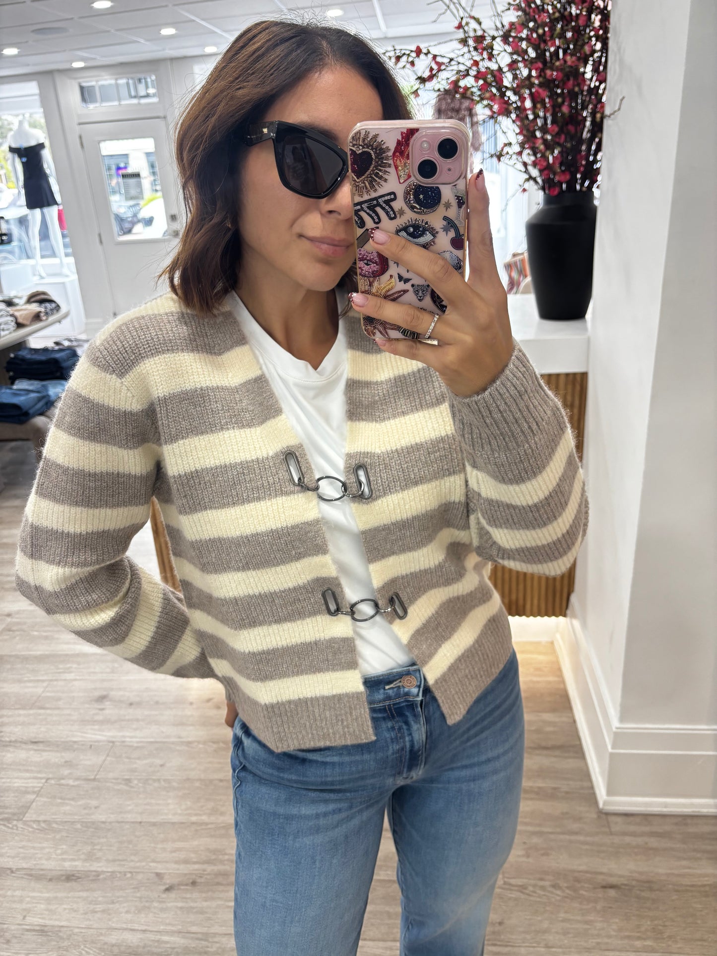 ARDEN CARDIGAN - SOFT MINK