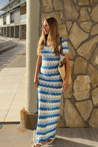 EMORY DRESS - COASTAL WAVES