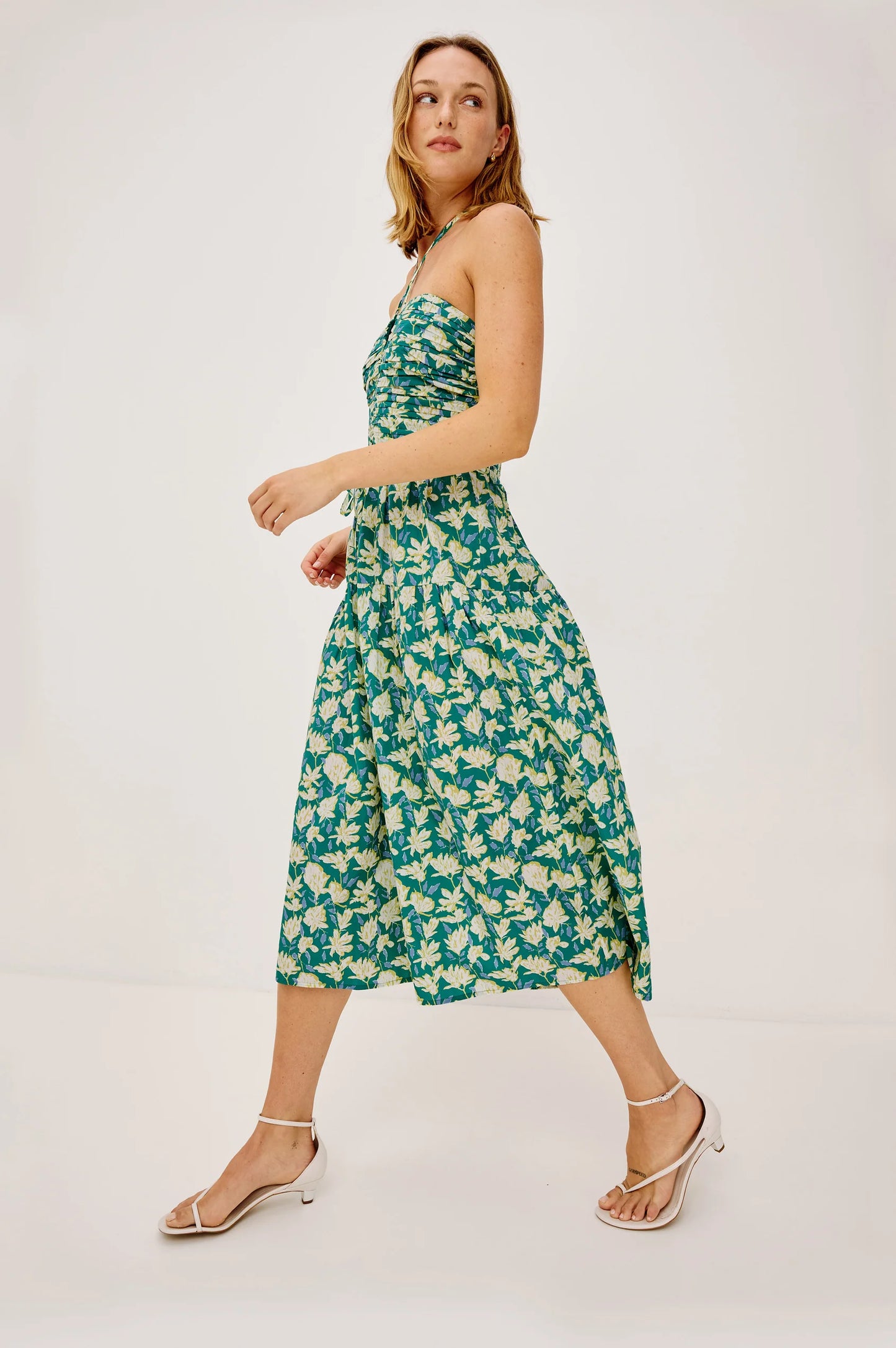 IRENE DRESS - GREEN MAYFLOWER