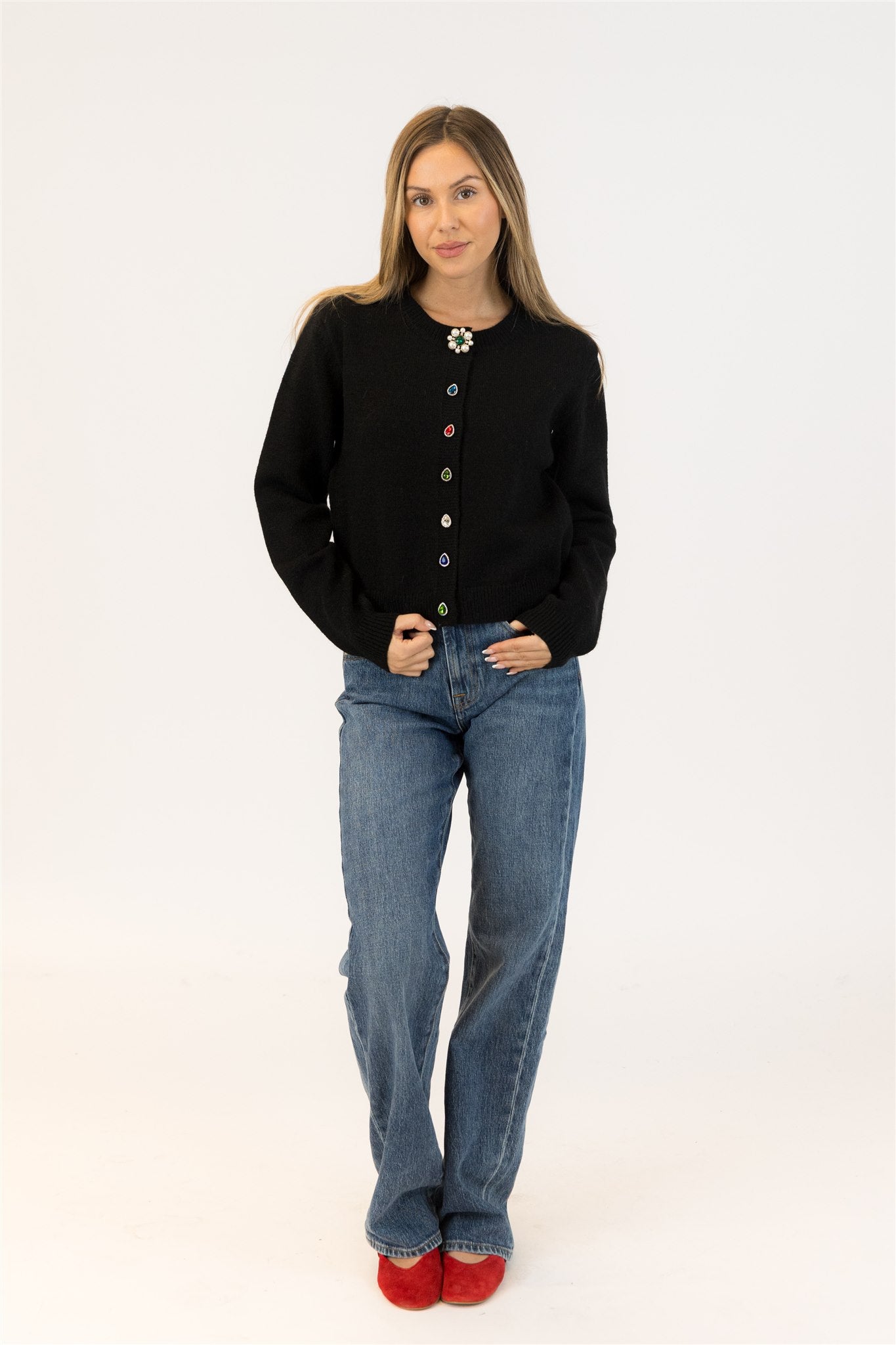JUDE CRYSTAL CARDIGAN