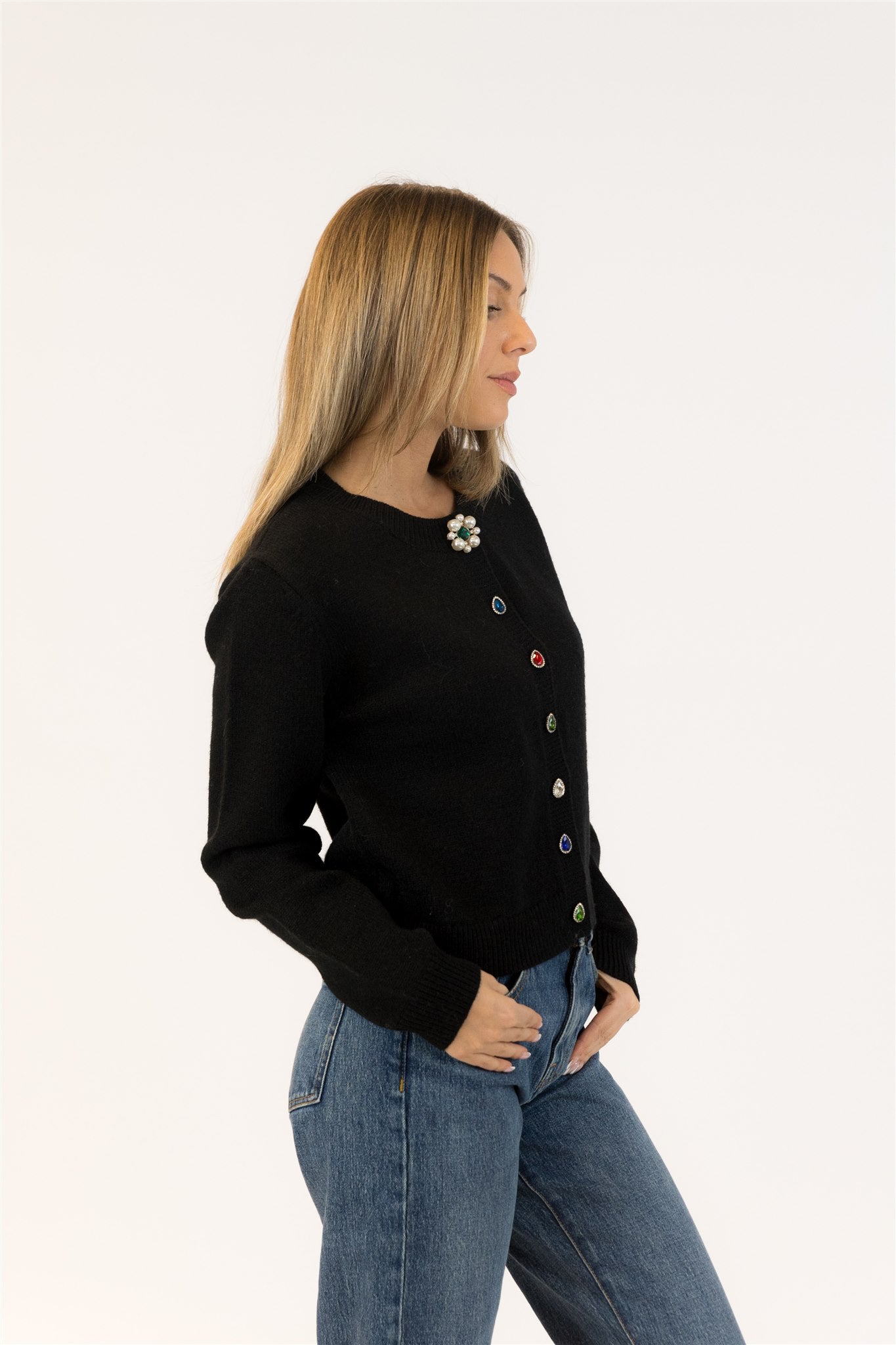 JUDE CRYSTAL CARDIGAN