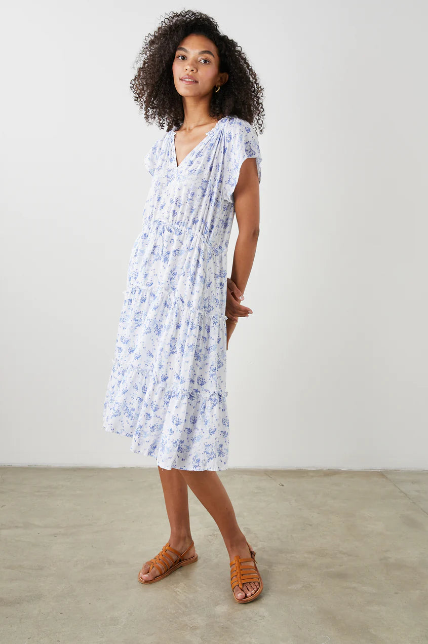 JUNI DRESS - BLUE BLOSSOMS