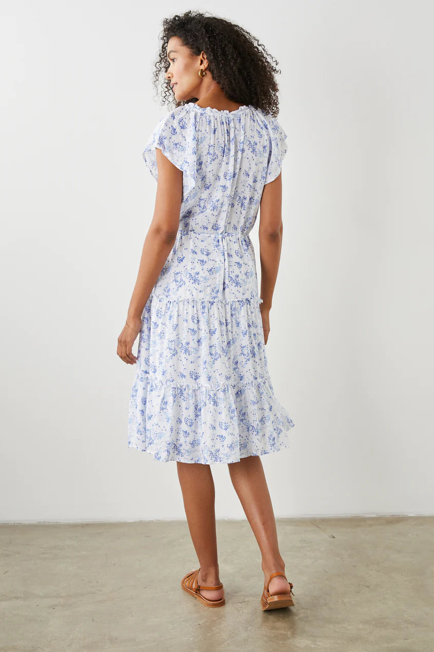 JUNI DRESS - BLUE BLOSSOMS