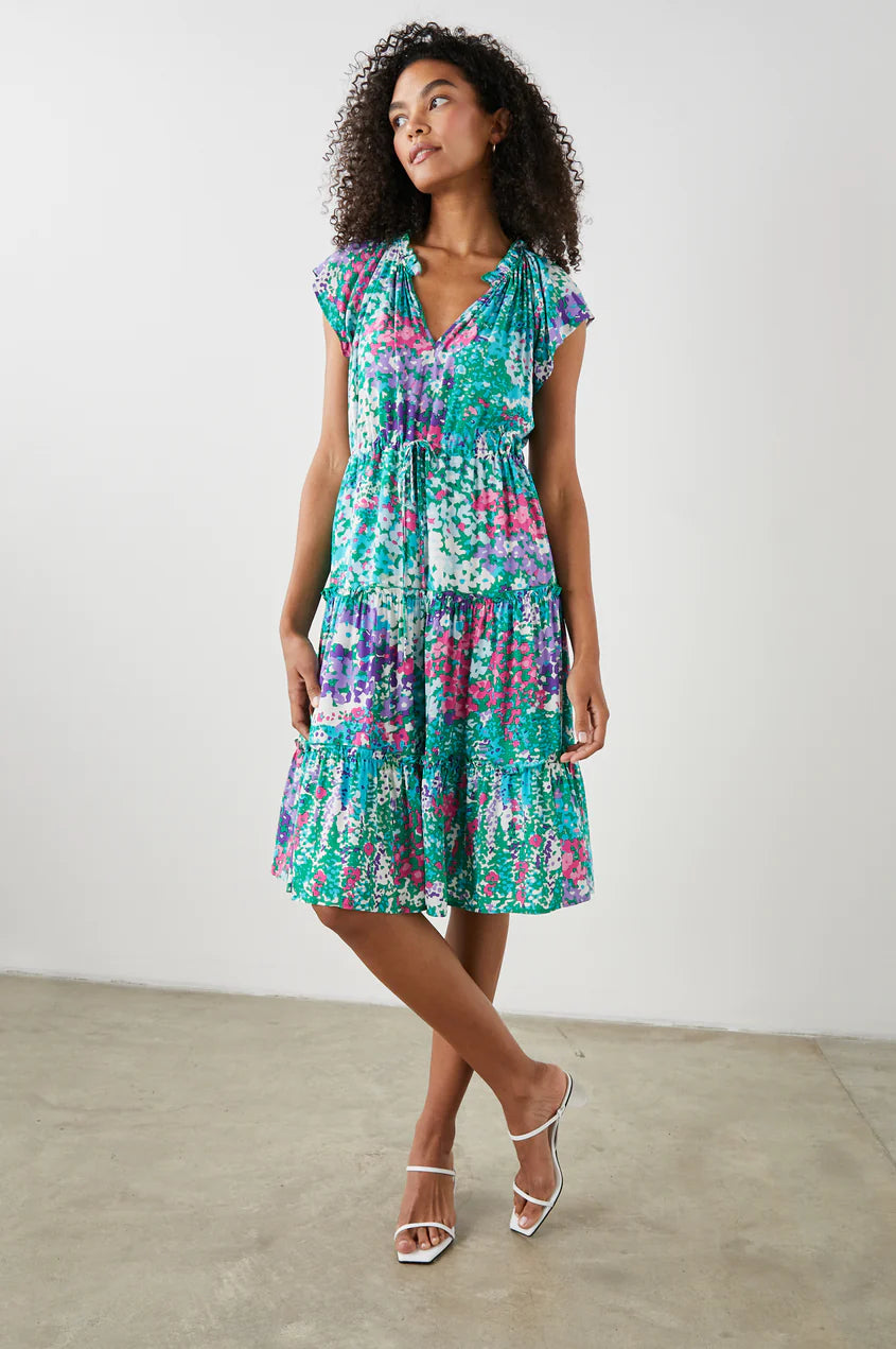 JUNI DRESS - GARDENIA FLORAL (ONLINE ONLY)