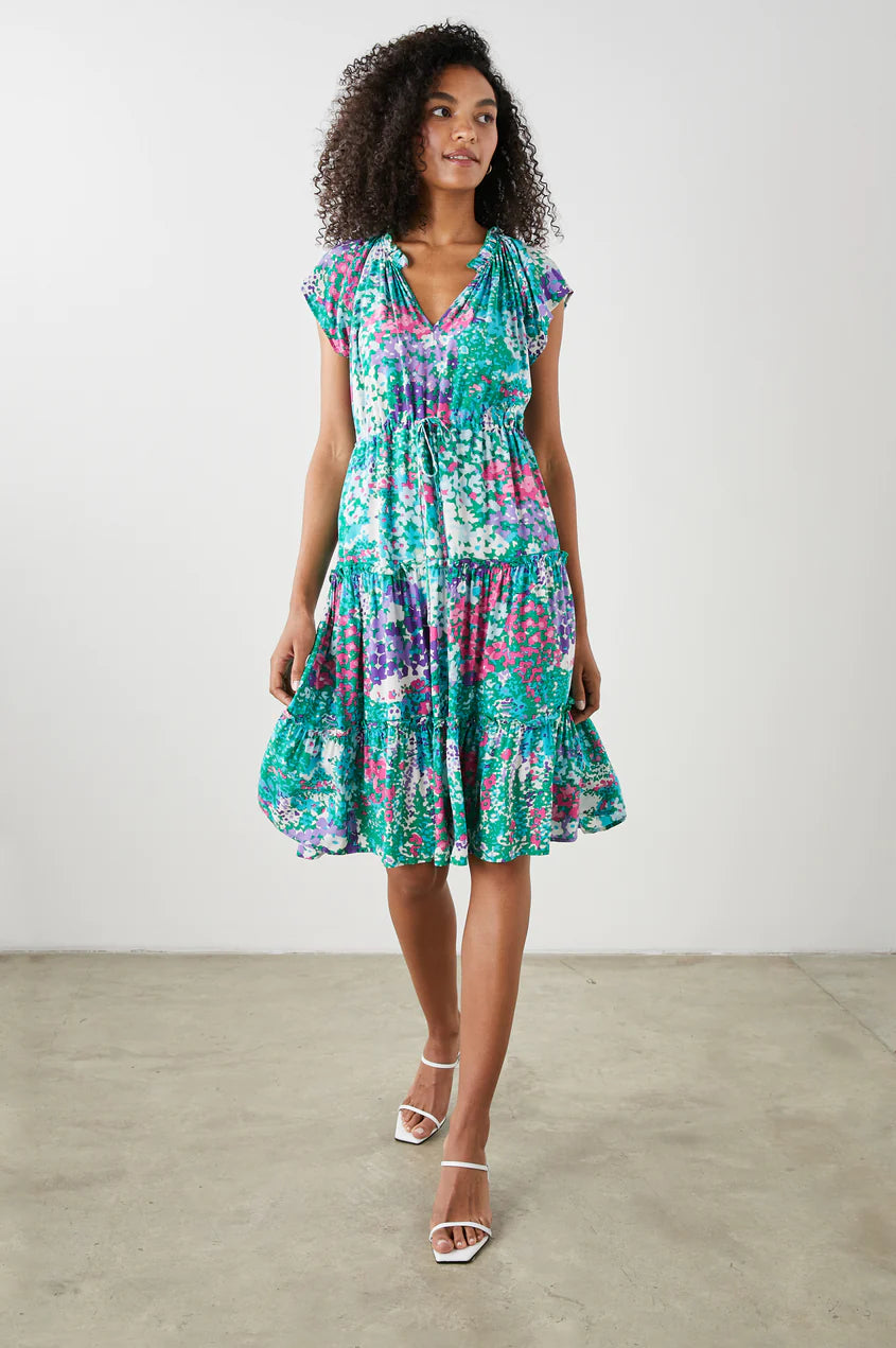 JUNI DRESS - GARDENIA FLORAL (ONLINE ONLY)