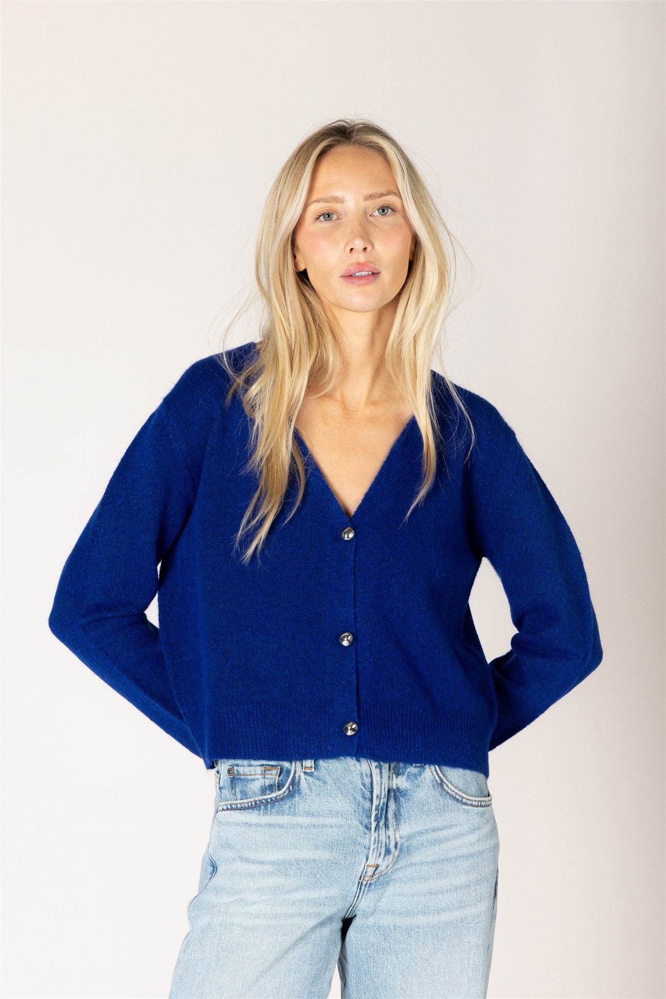 KAILIE CARDIGAN - COBALT