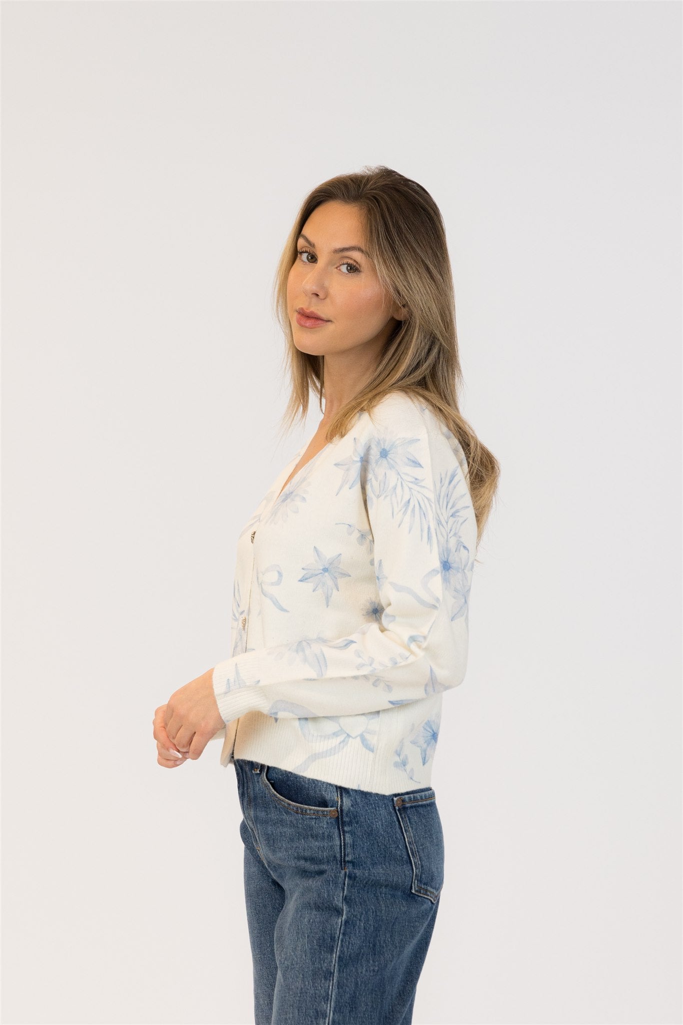 KAILIE BOW CARDIGAN