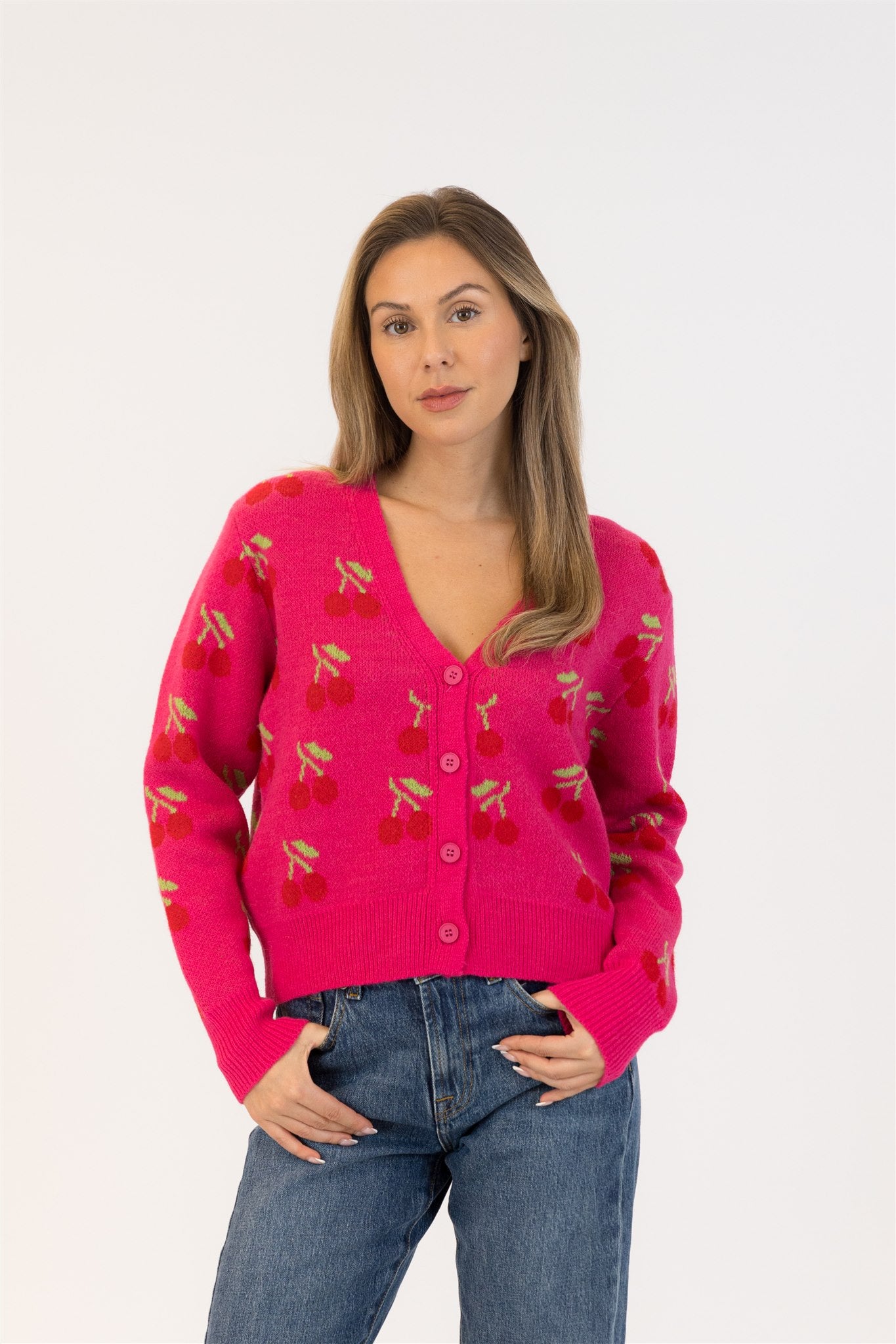 KAILIE CHERRY CARDIGAN
