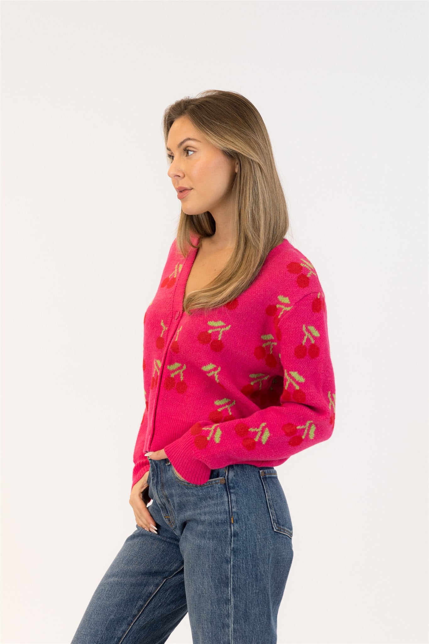 KAILIE CHERRY CARDIGAN