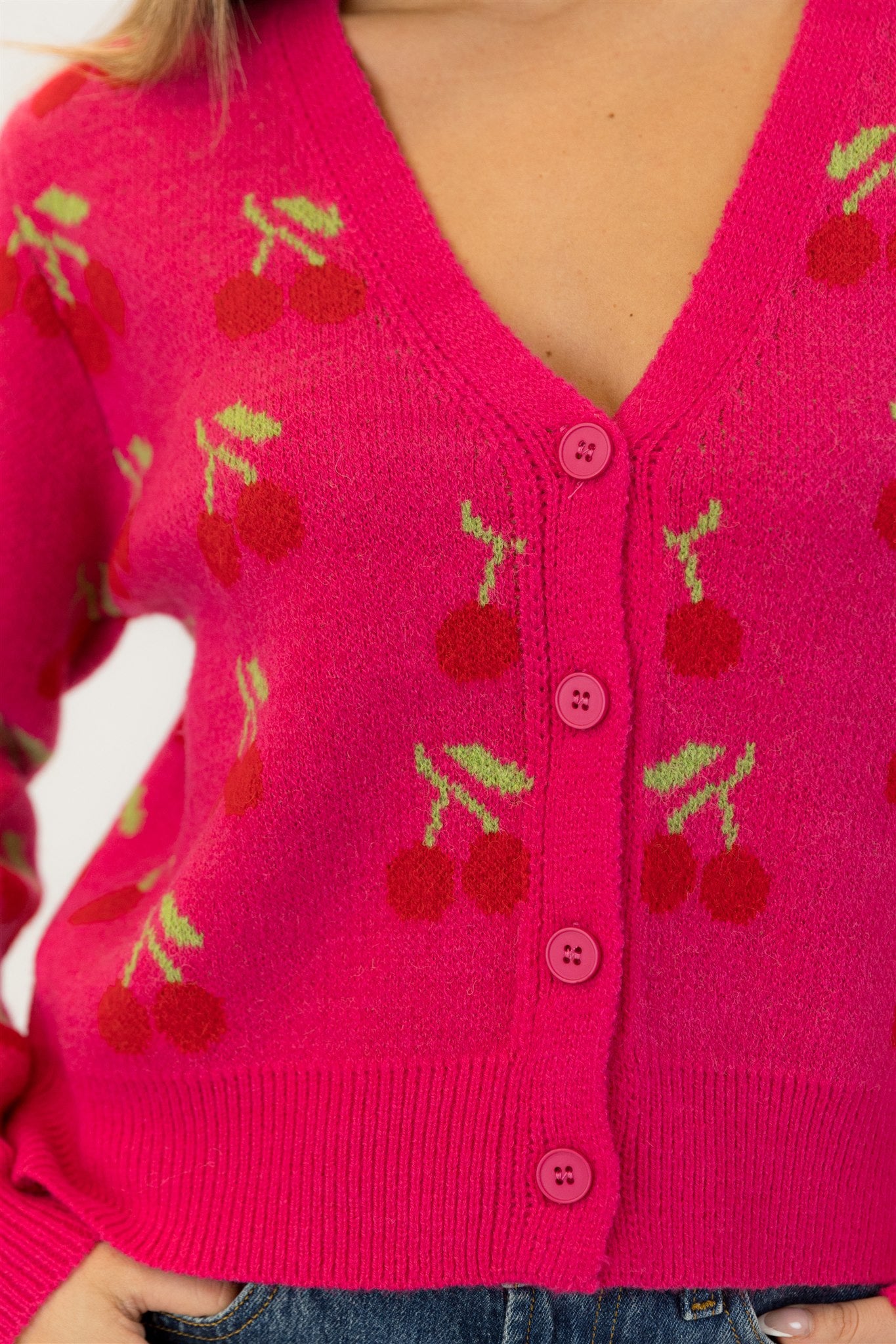 KAILIE CHERRY CARDIGAN