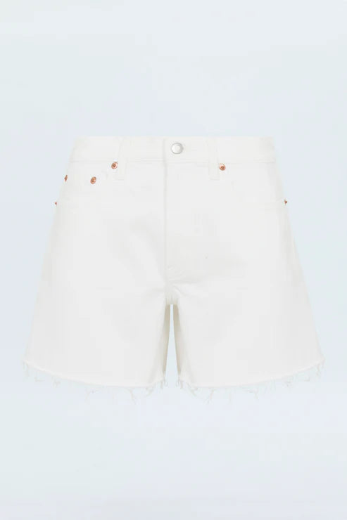 KENNEDY MID RISE SHORT - ANTIQUE WHITE