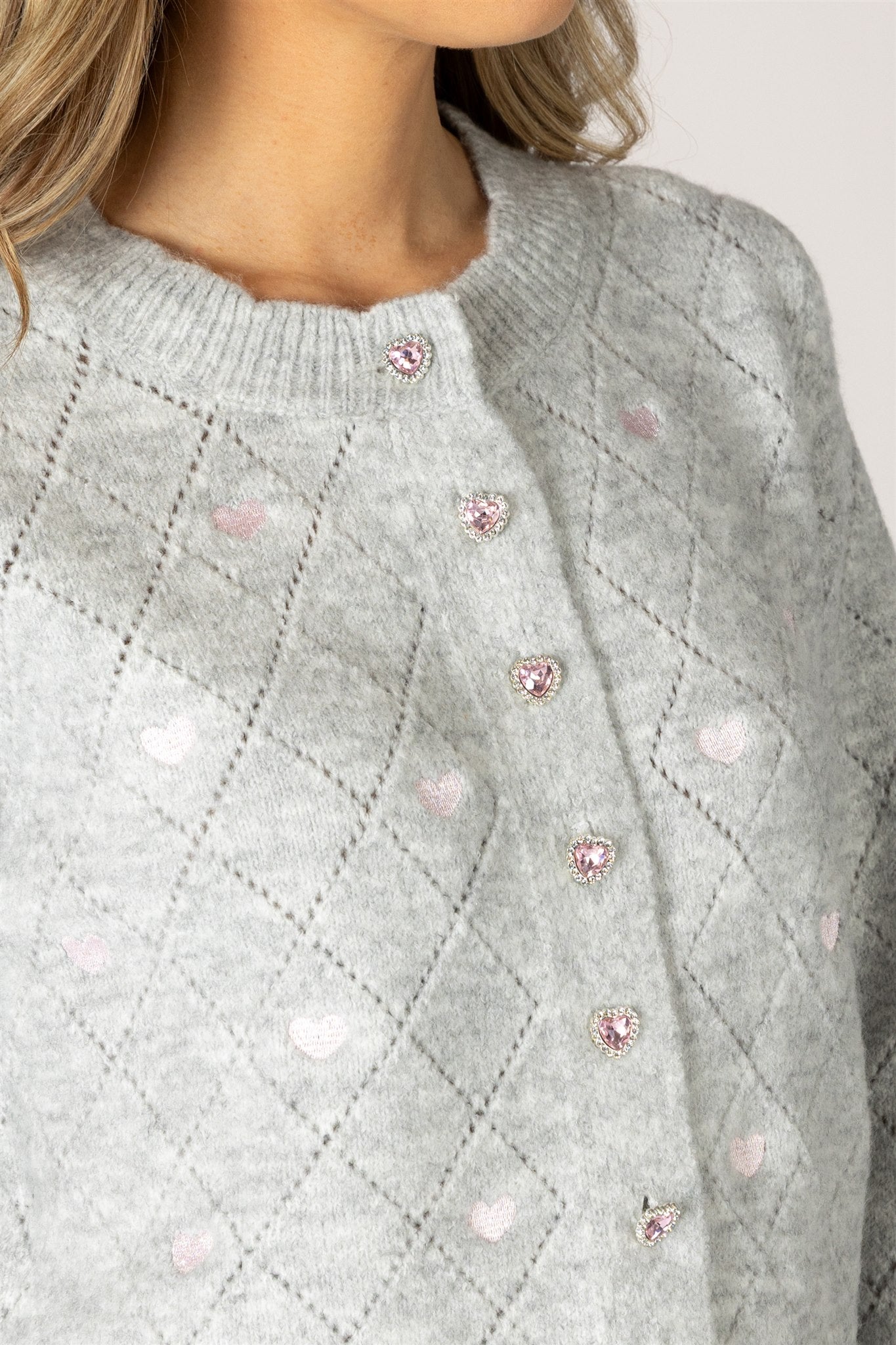 LACEY HEART CARDIGAN