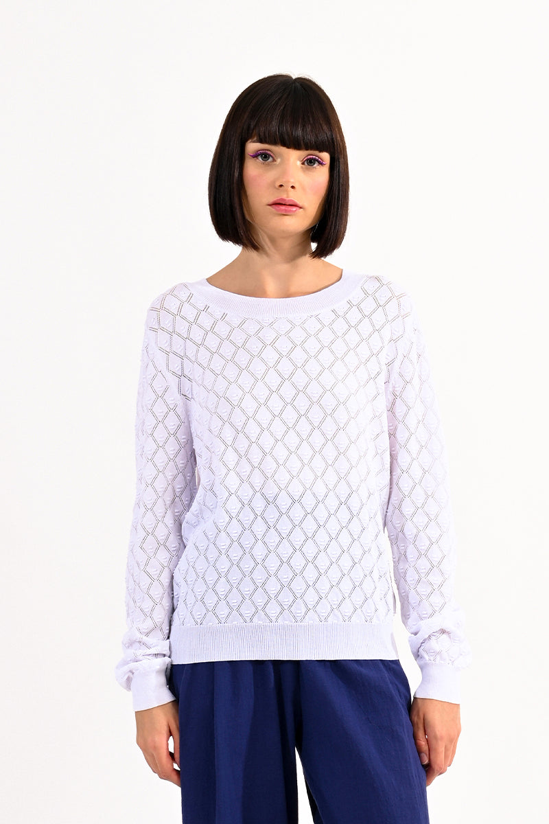 NAPLES SWEATER - WHITE