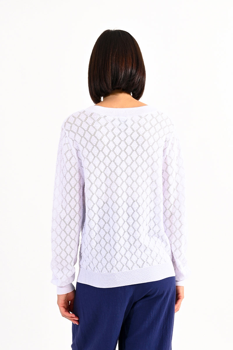 NAPLES SWEATER - WHITE