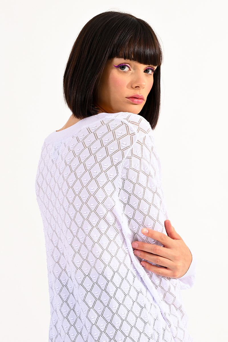 NAPLES SWEATER - WHITE