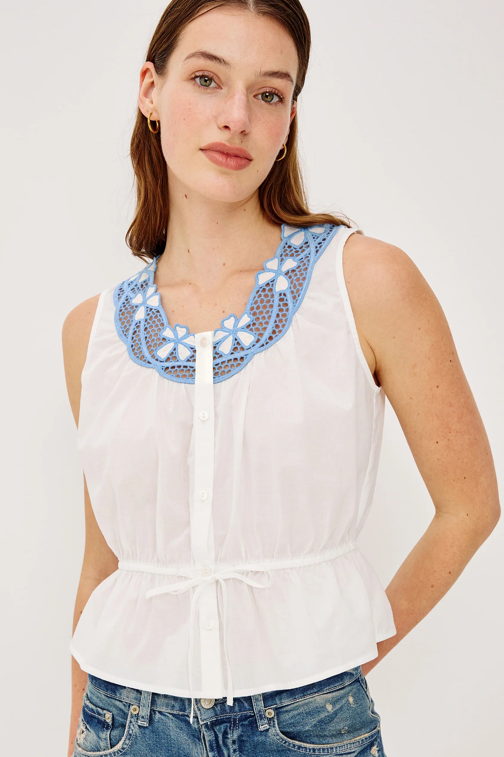 LEILANI TOP - WHITE