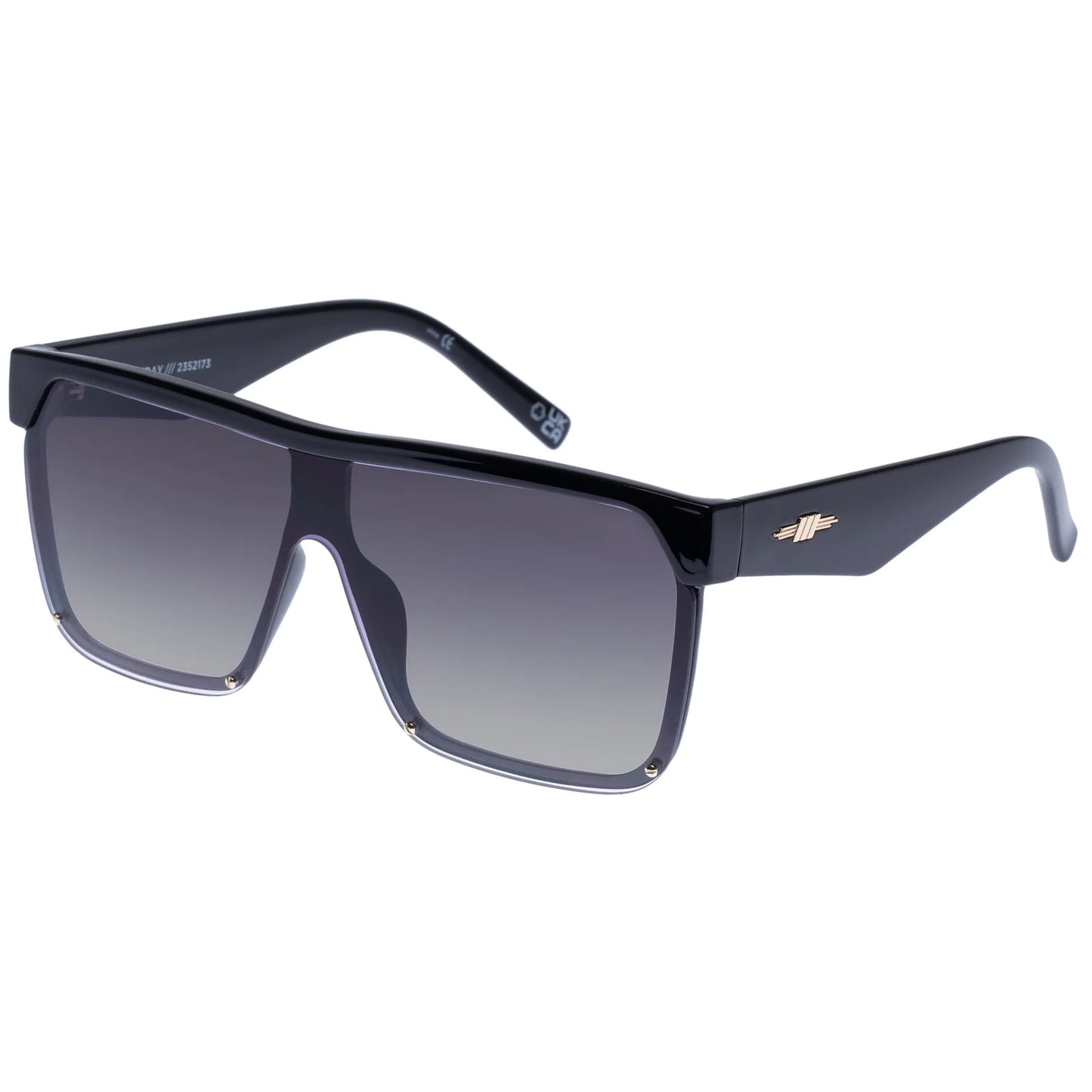 THIRSTDAY SUNGLASSES - BLACK COOL SMOKE GRAD