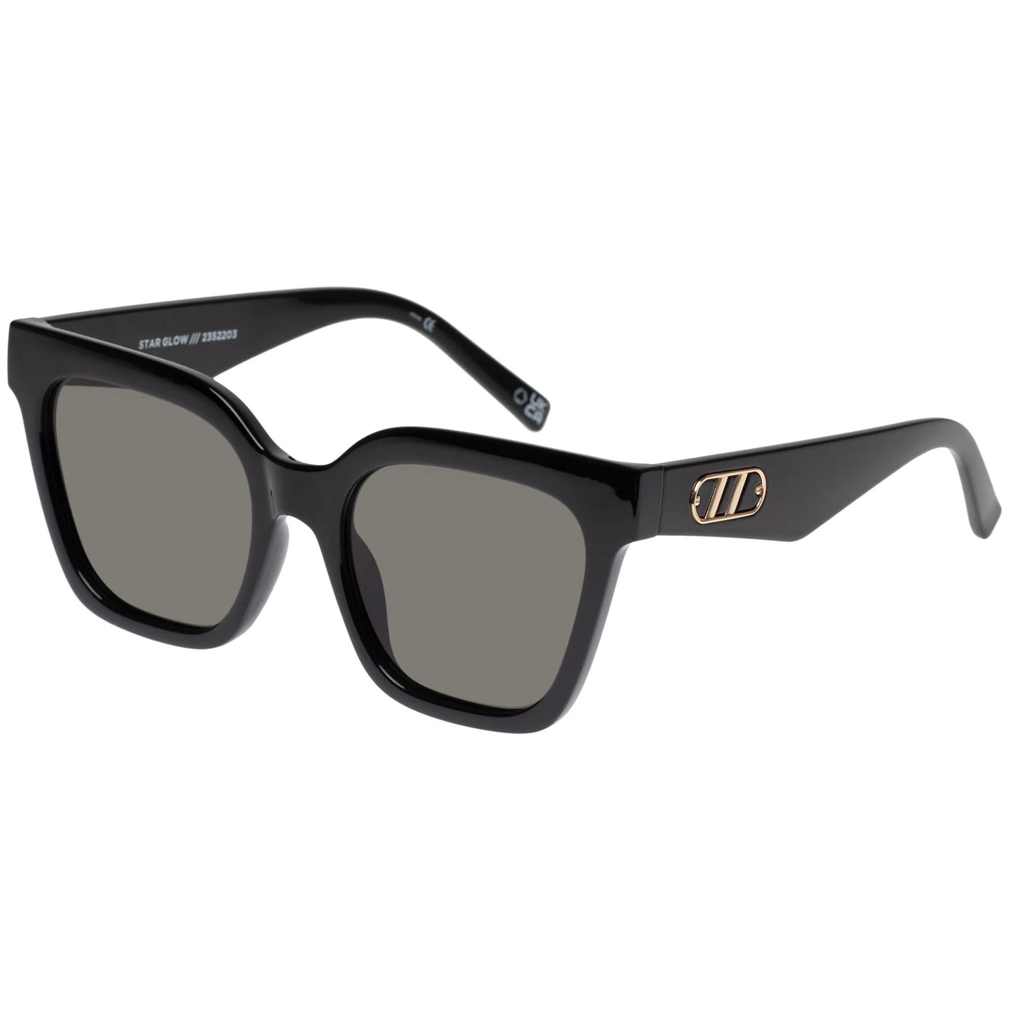 STAR GLOW SUNGLASSES - BLACK KHAKI