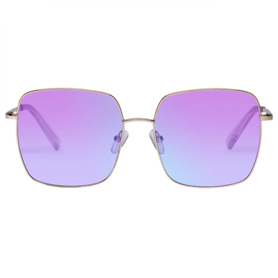 THE CHERISHED SUNGLASSES - BRIGHT GOLD PINK