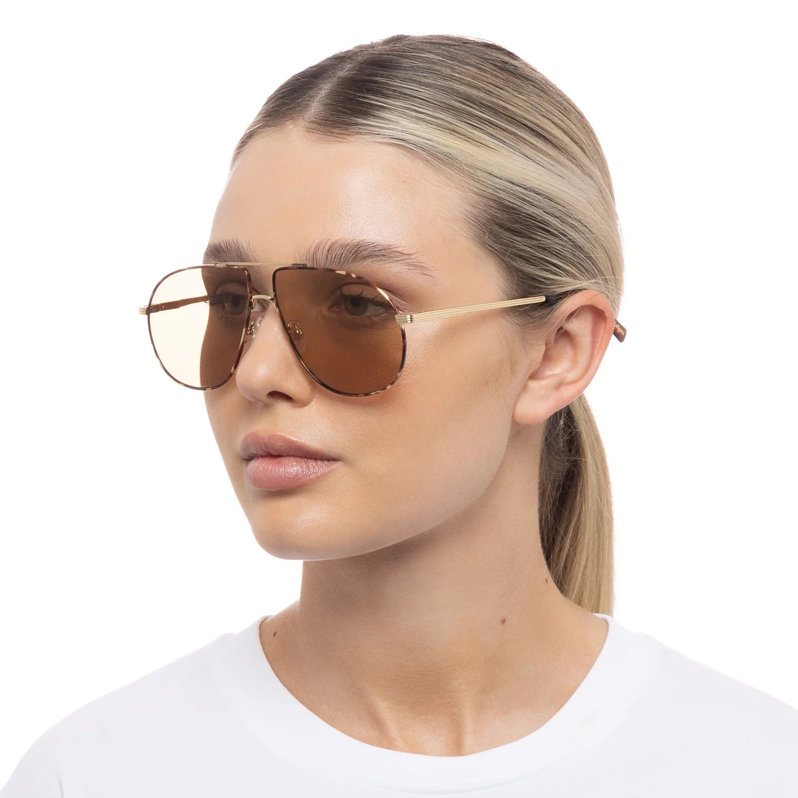 SCHMALTZY SUNGLASSES - BRIGHT GOLD/TORT