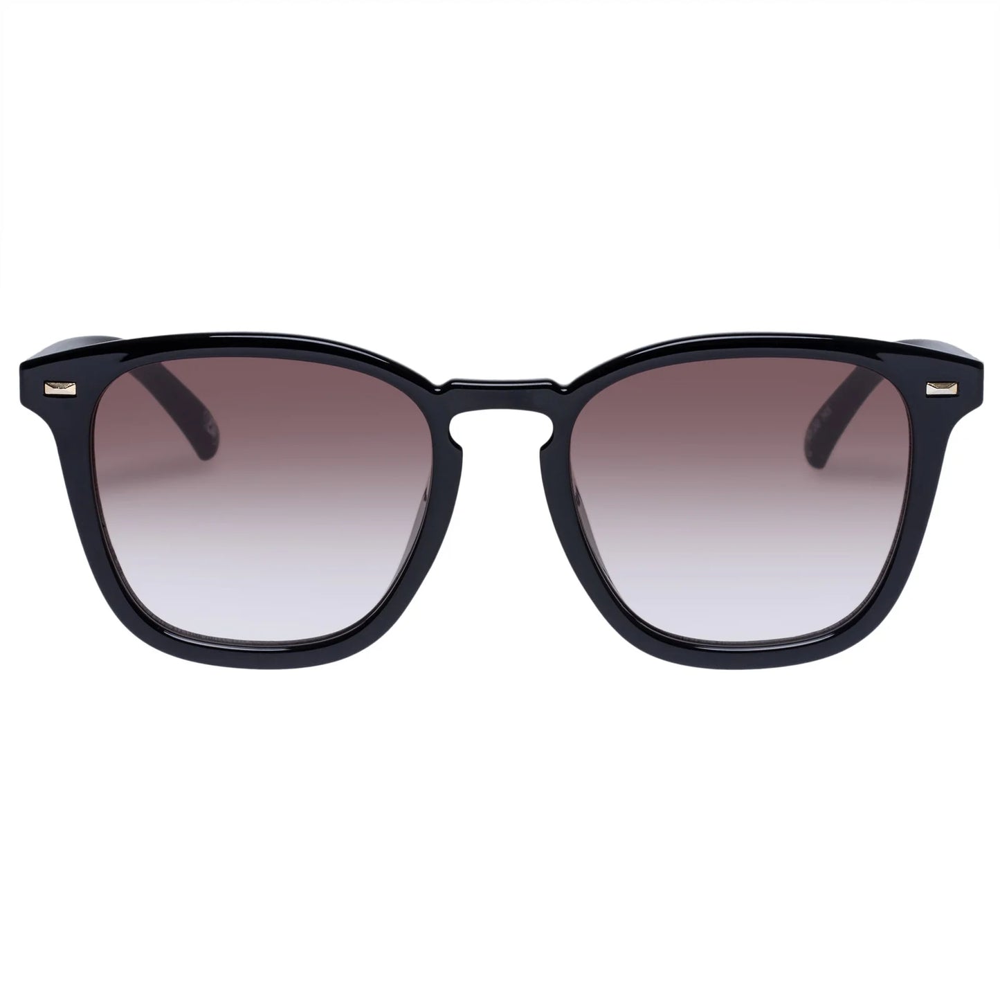 THE BIG DEAL SUNGLASSES - BLACK BROWN GRAD