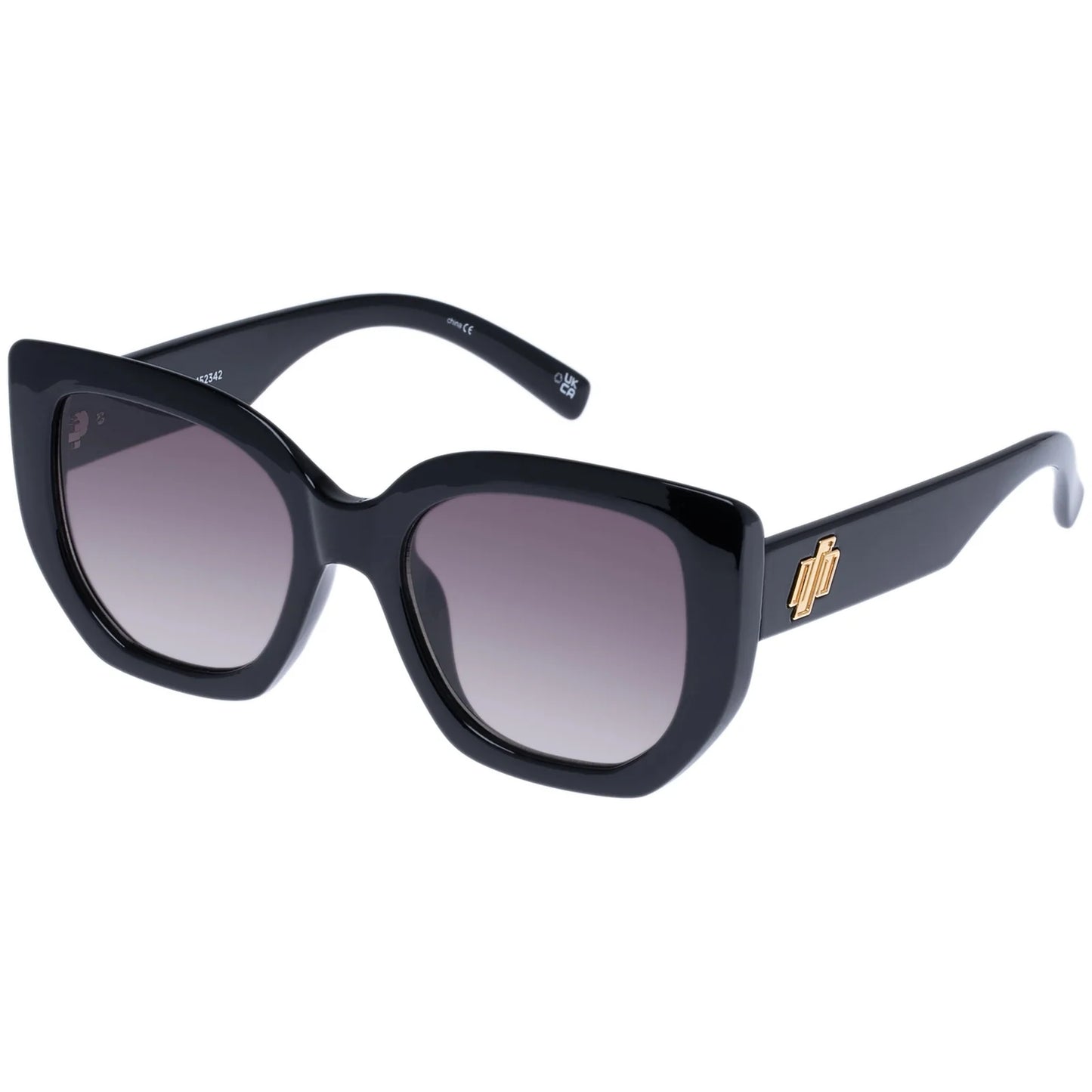 EUPHORIA SUNGLASSES - BLACK KHAKI GRAD